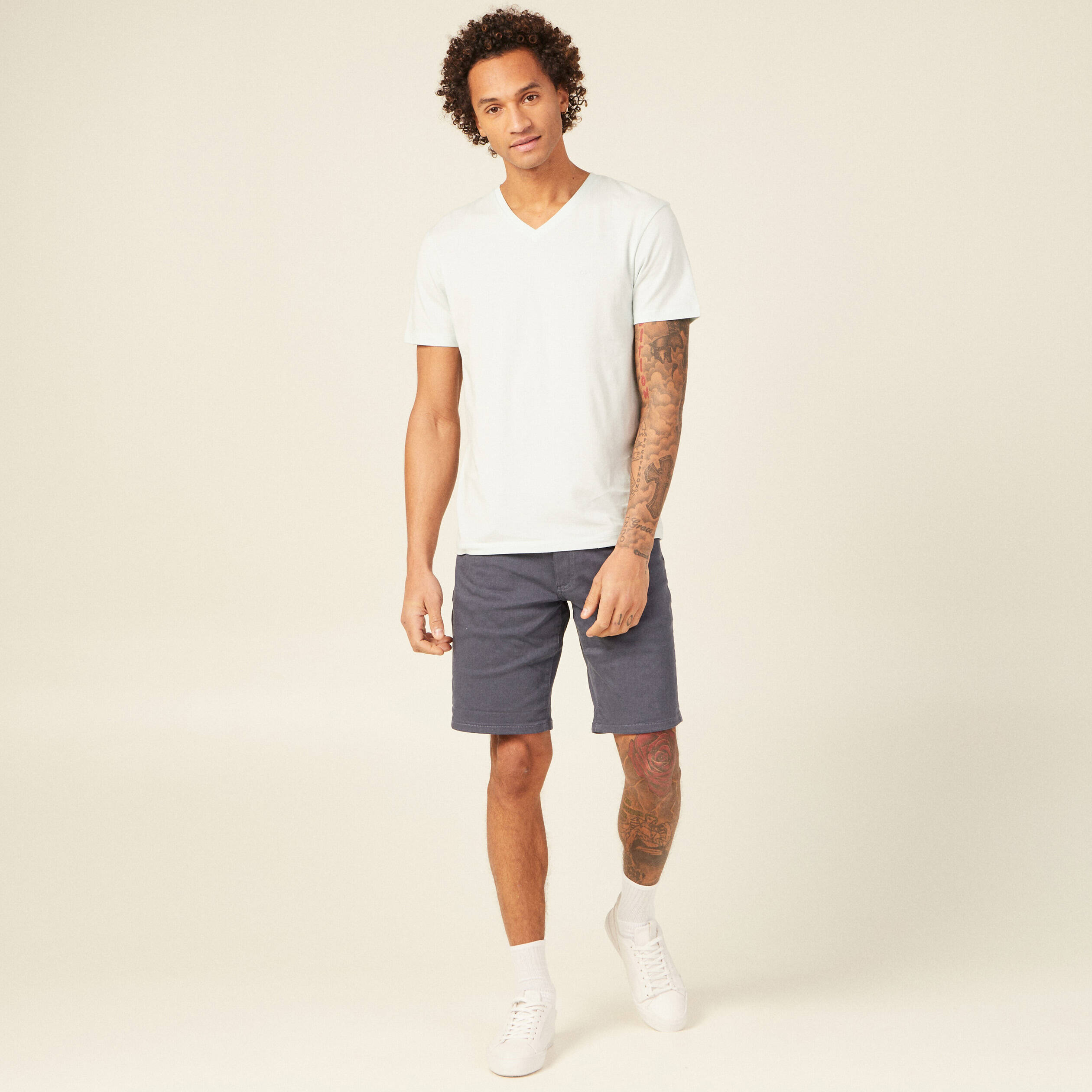t shirt manches courtes homme bleu ciel homme T-shirt manches courtes homme bleu ciel homme