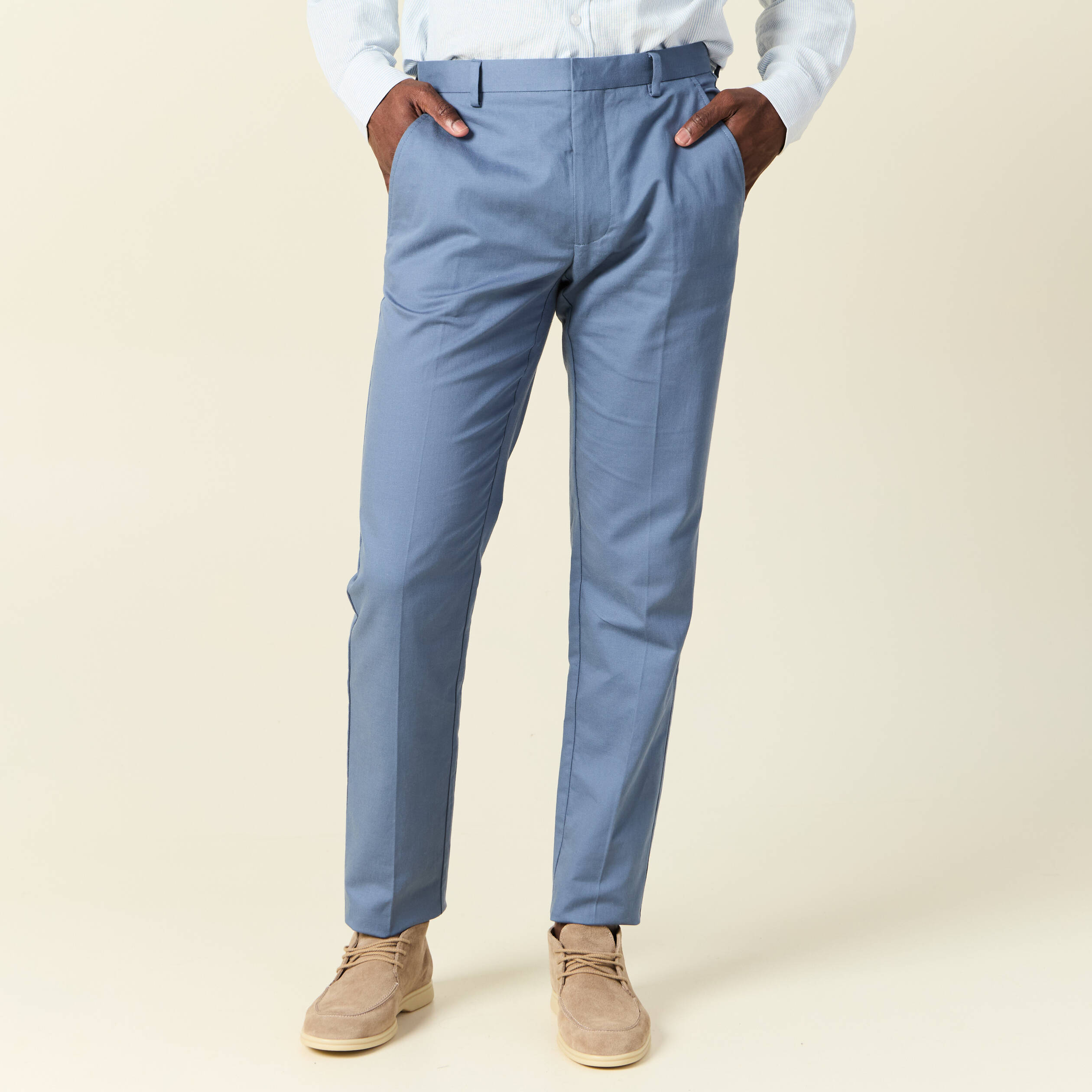 pantalon chino bleu fonce homme Pantalon chino bleu foncé homme