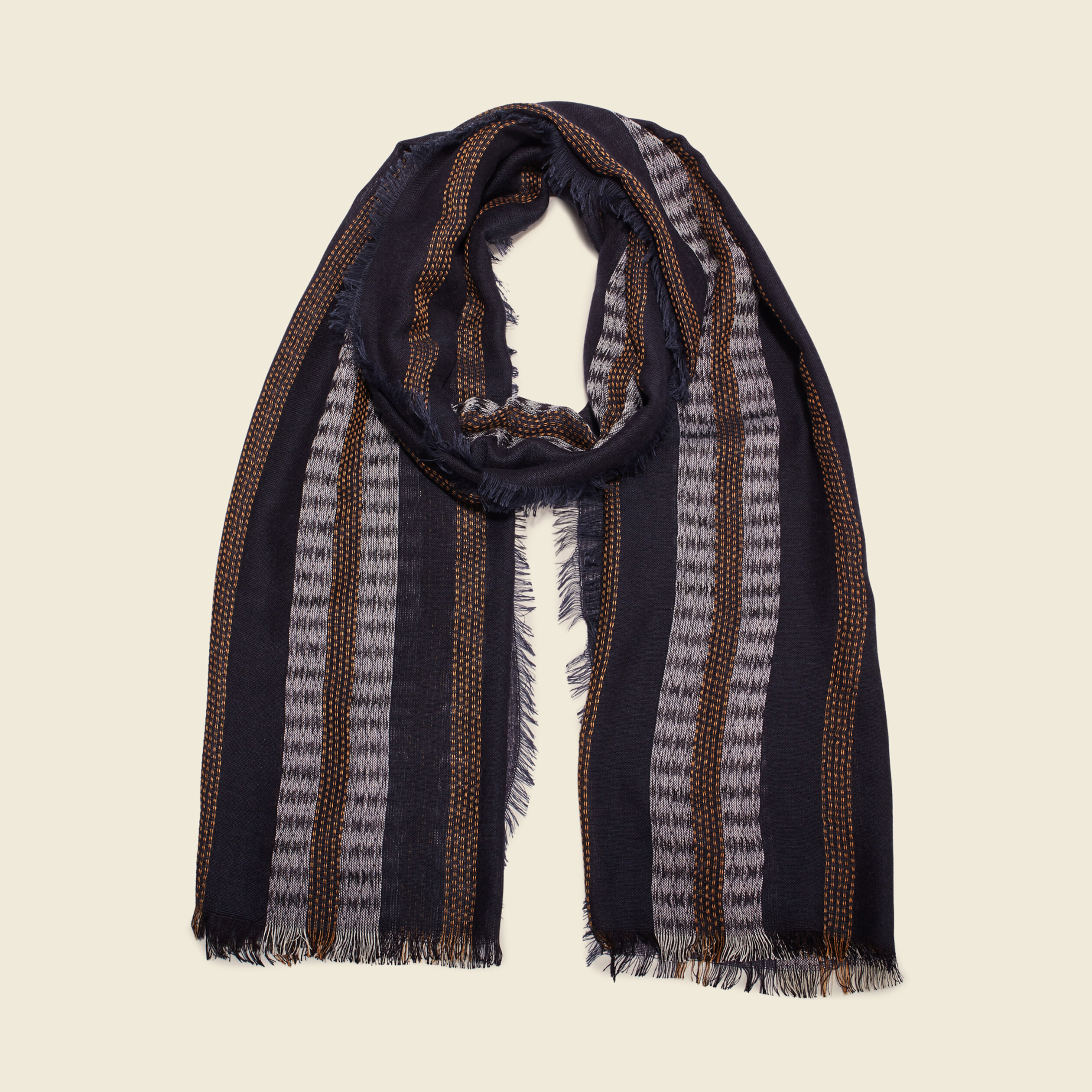 Foulard noir homme
