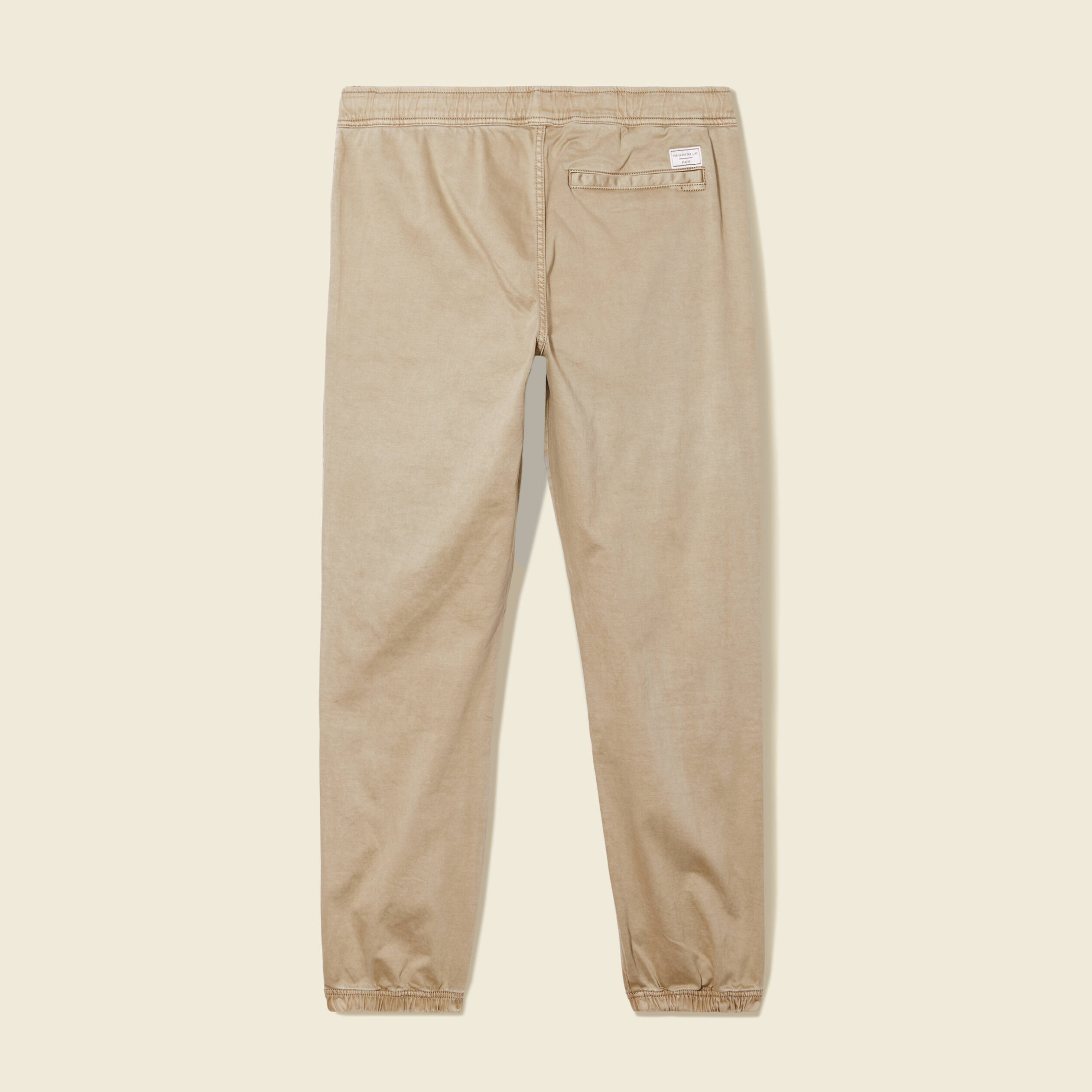 Pantalon battle élastiqué vert kaki homme