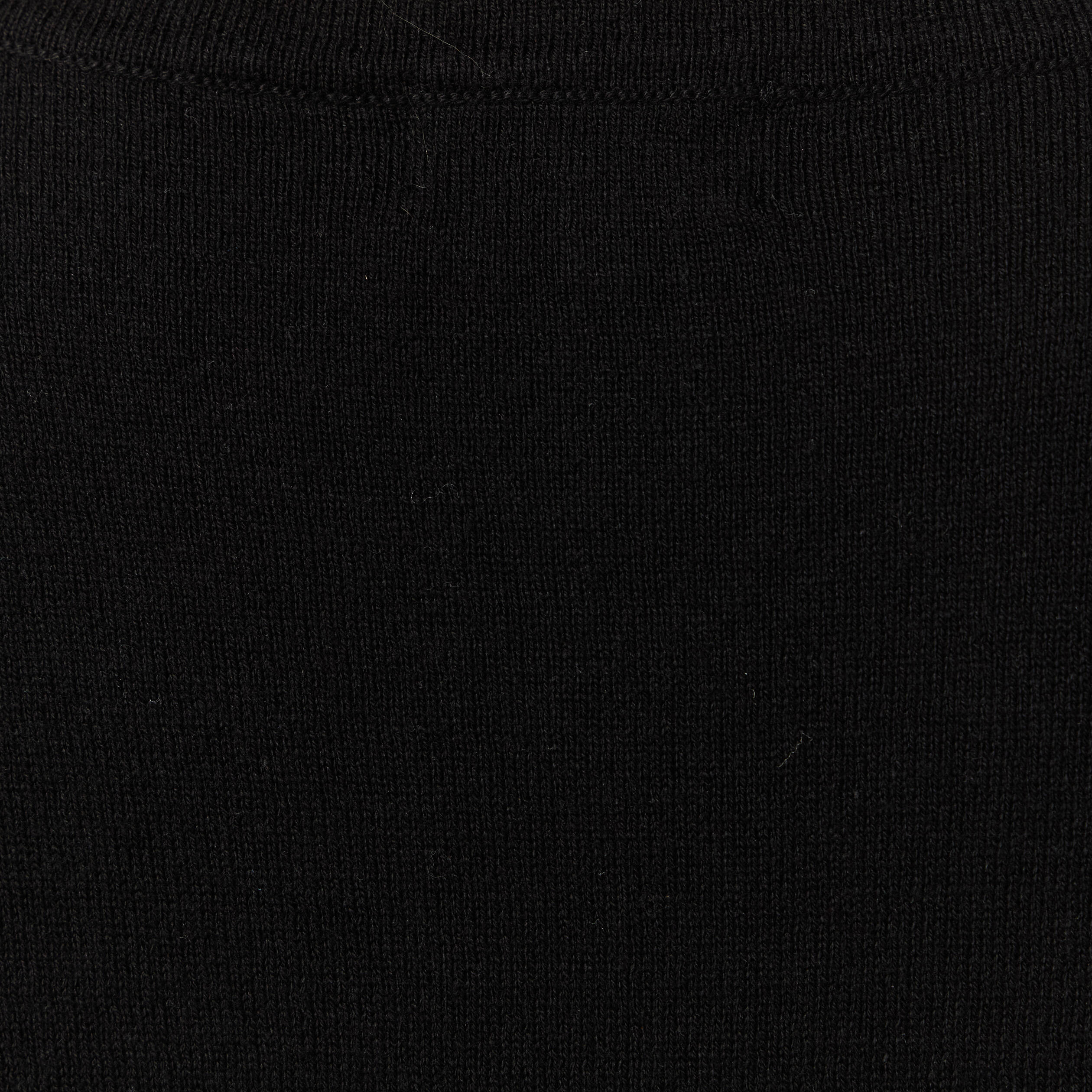 Gilet manches longues boutonné noir femme
