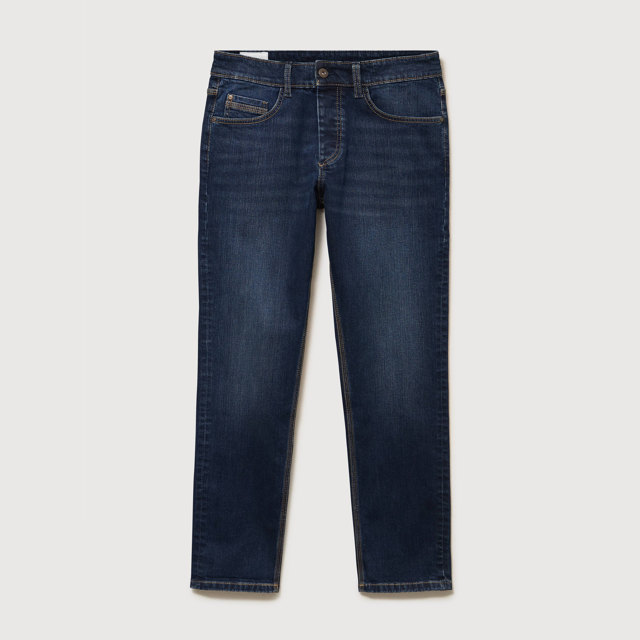 Jeans straight longueur 30 denim brut homme