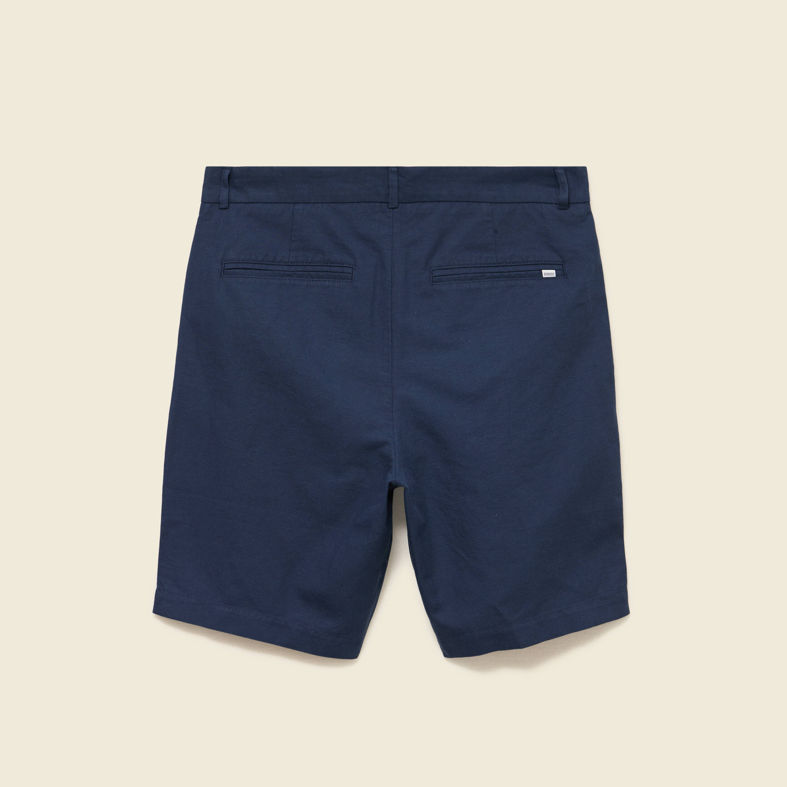 Bermuda bleu fonc&eacute; homme