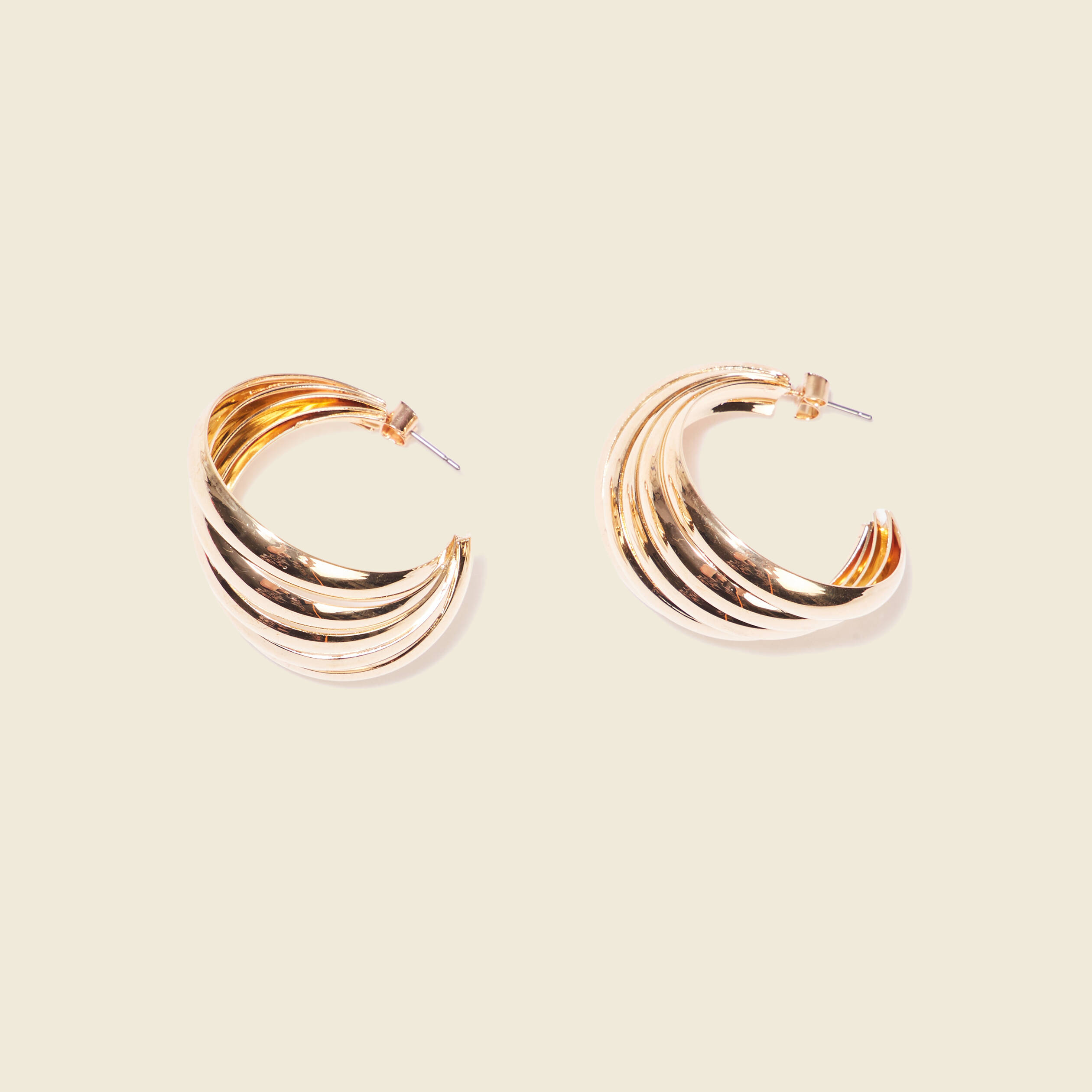 boucles doreilles creoles couleur or femme Boucles d'oreilles créoles couleur or femme