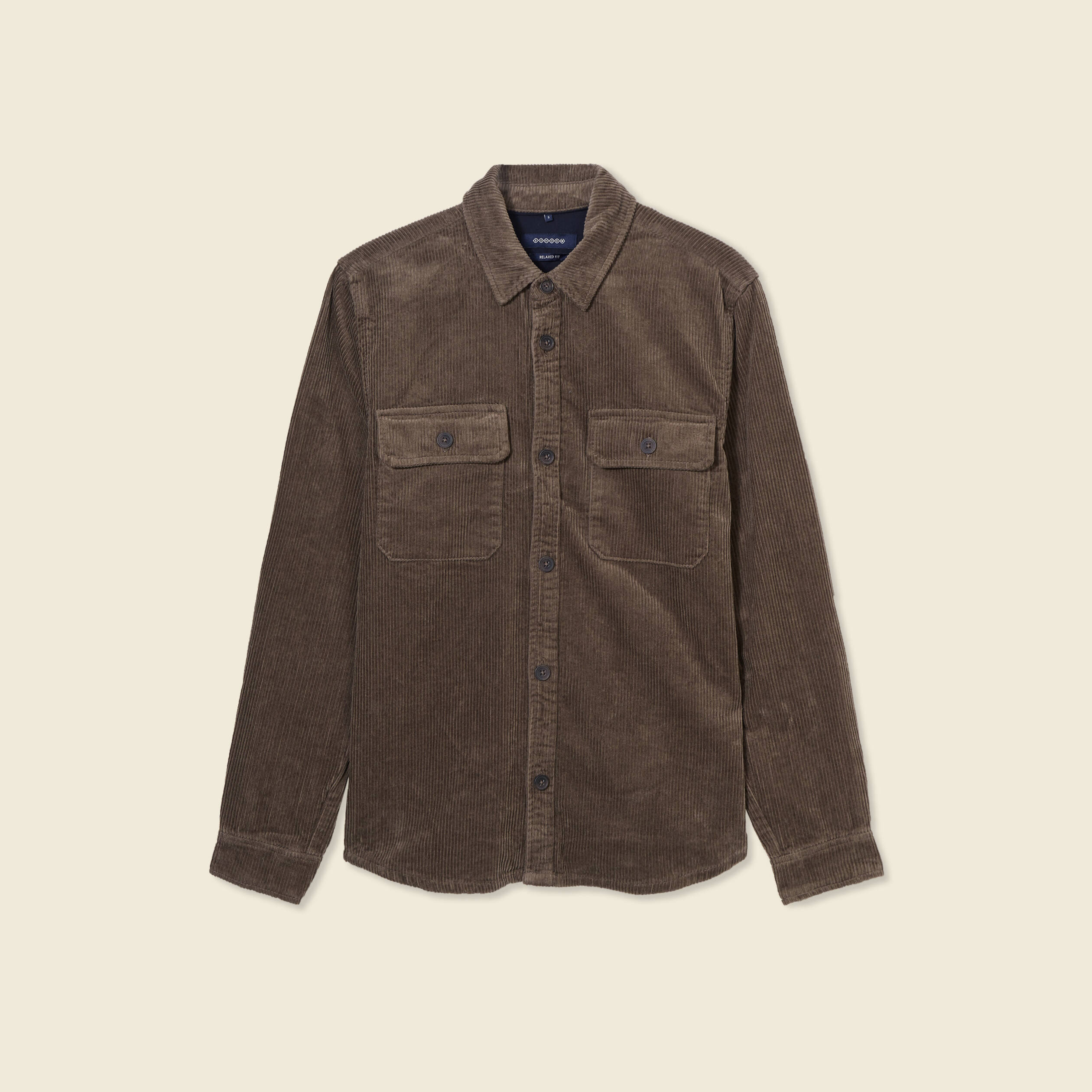 surchemise manches longues taupe homme Surchemise manches longues taupe homme