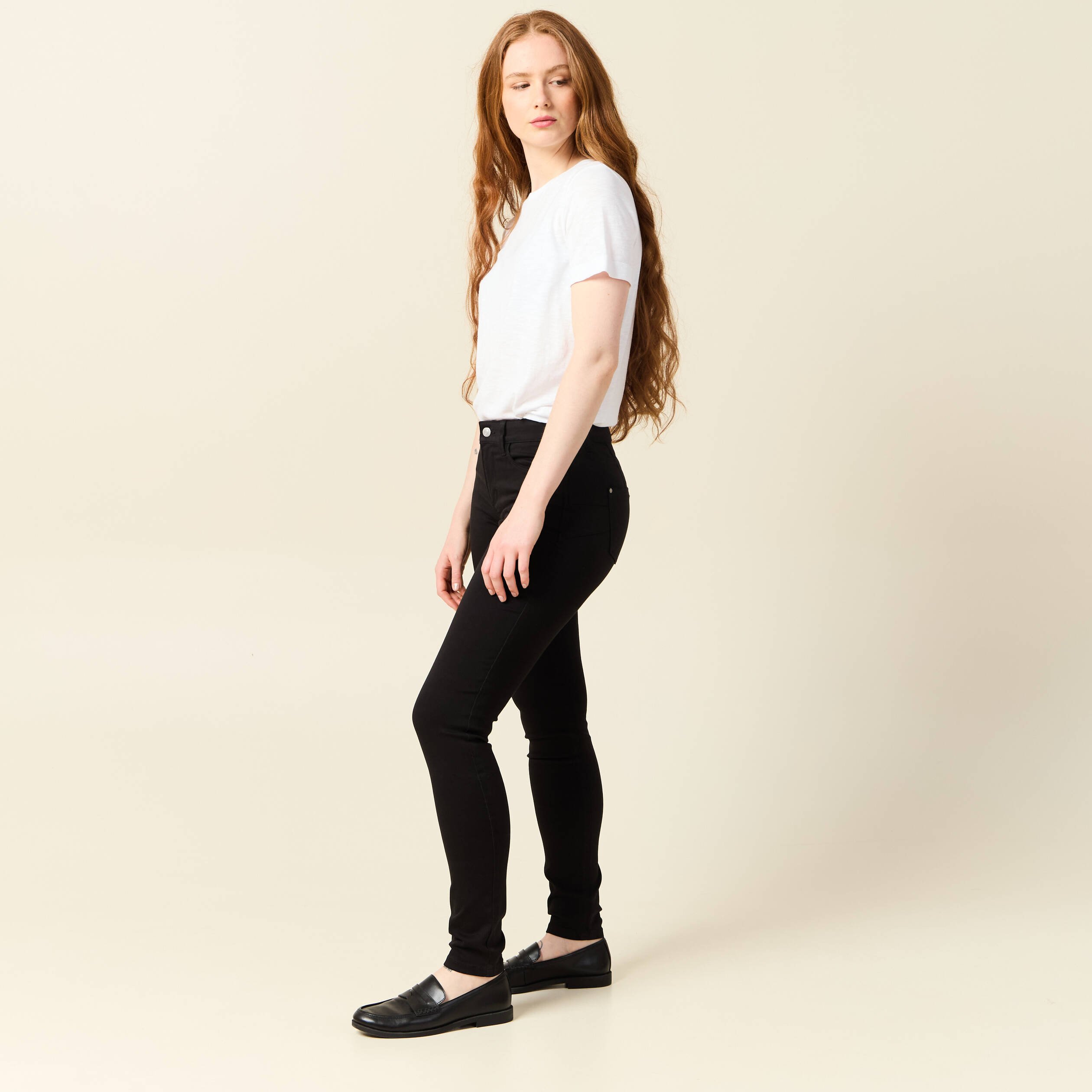 Pantalon Audrey - skinny push up gris foncé femme