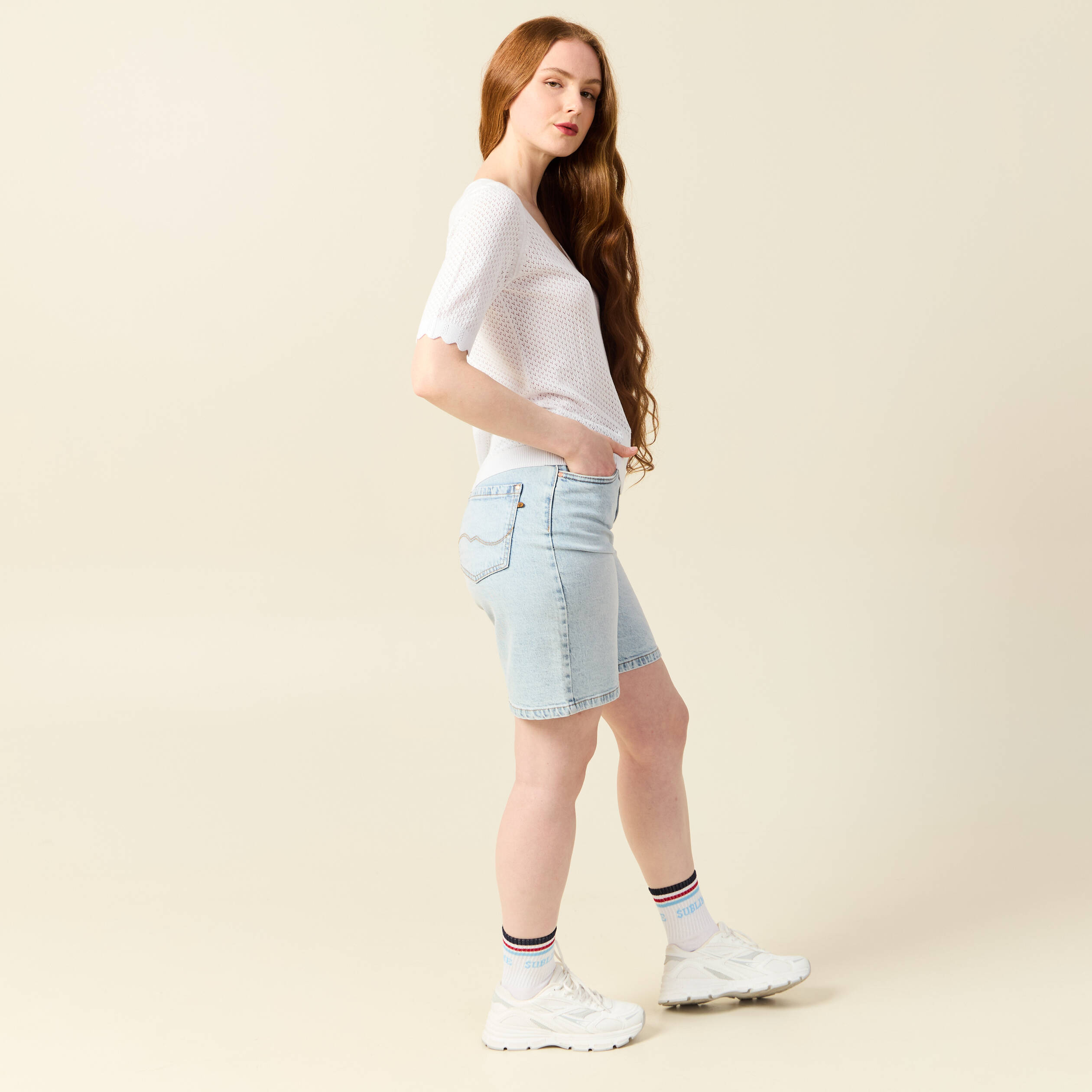 pull manches courtes ajoure blanc femme Pull manches courtes ajouré blanc femme