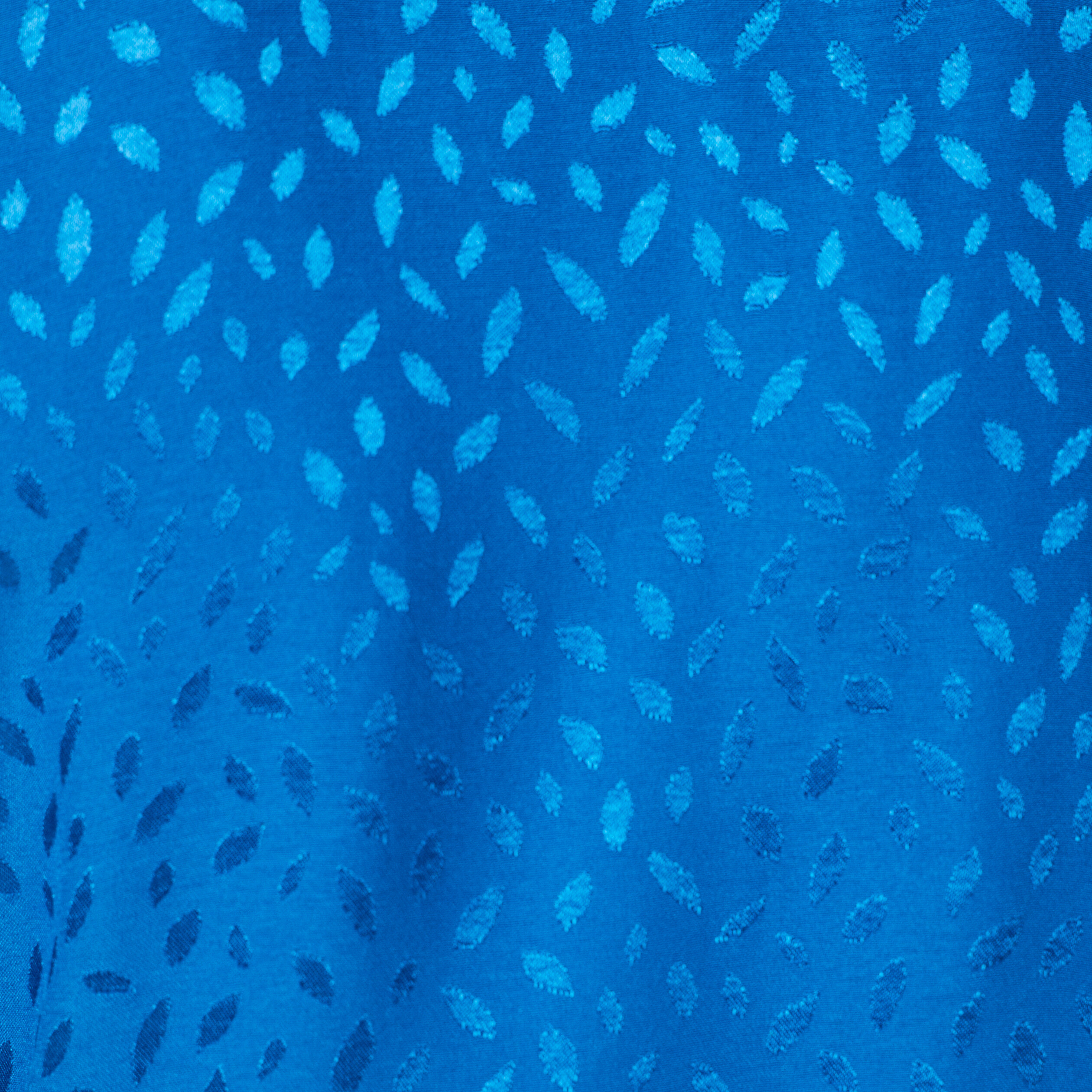 Robe portefeuille satinée bleu electrique femme