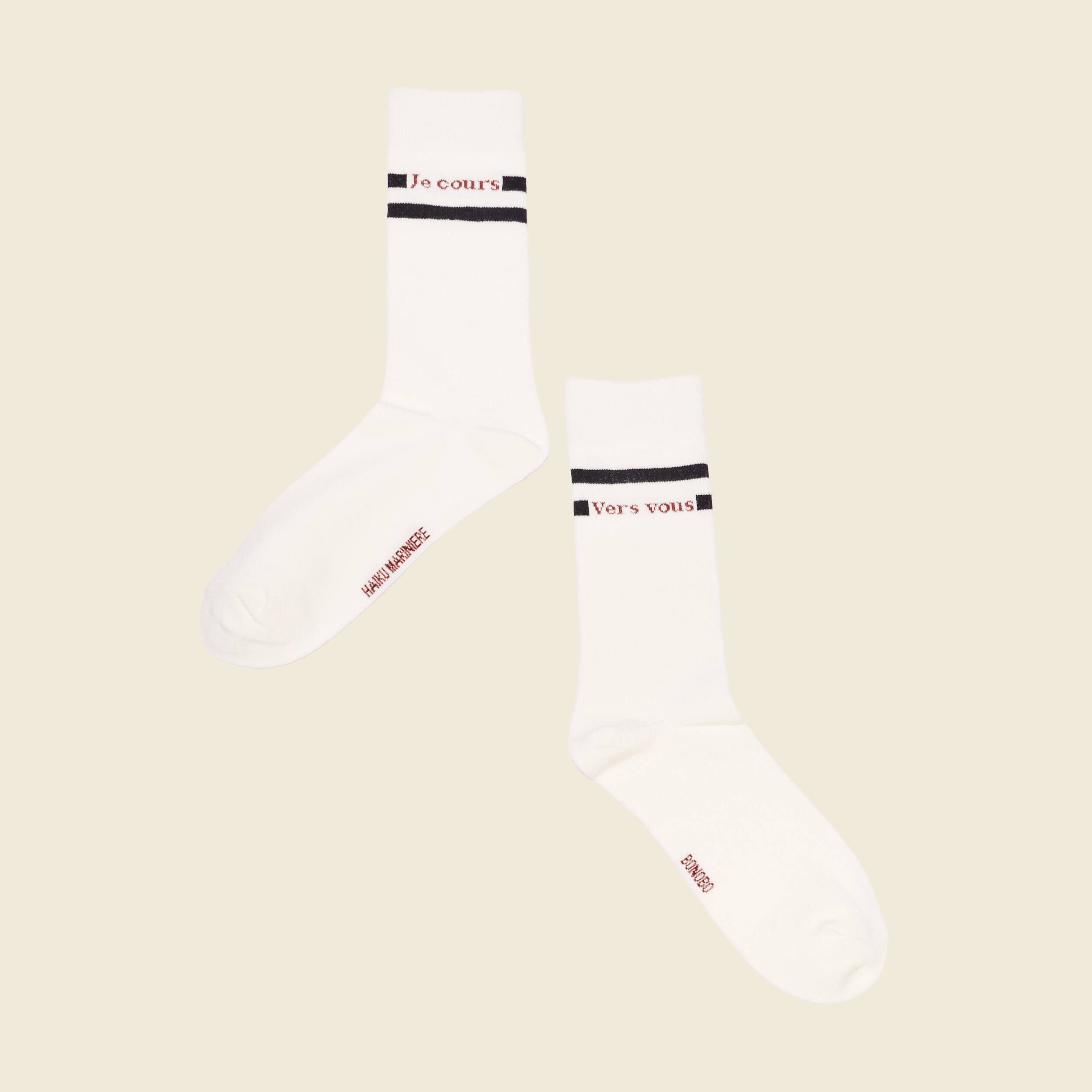 chaussettes ecru homme Chaussettes ecru homme