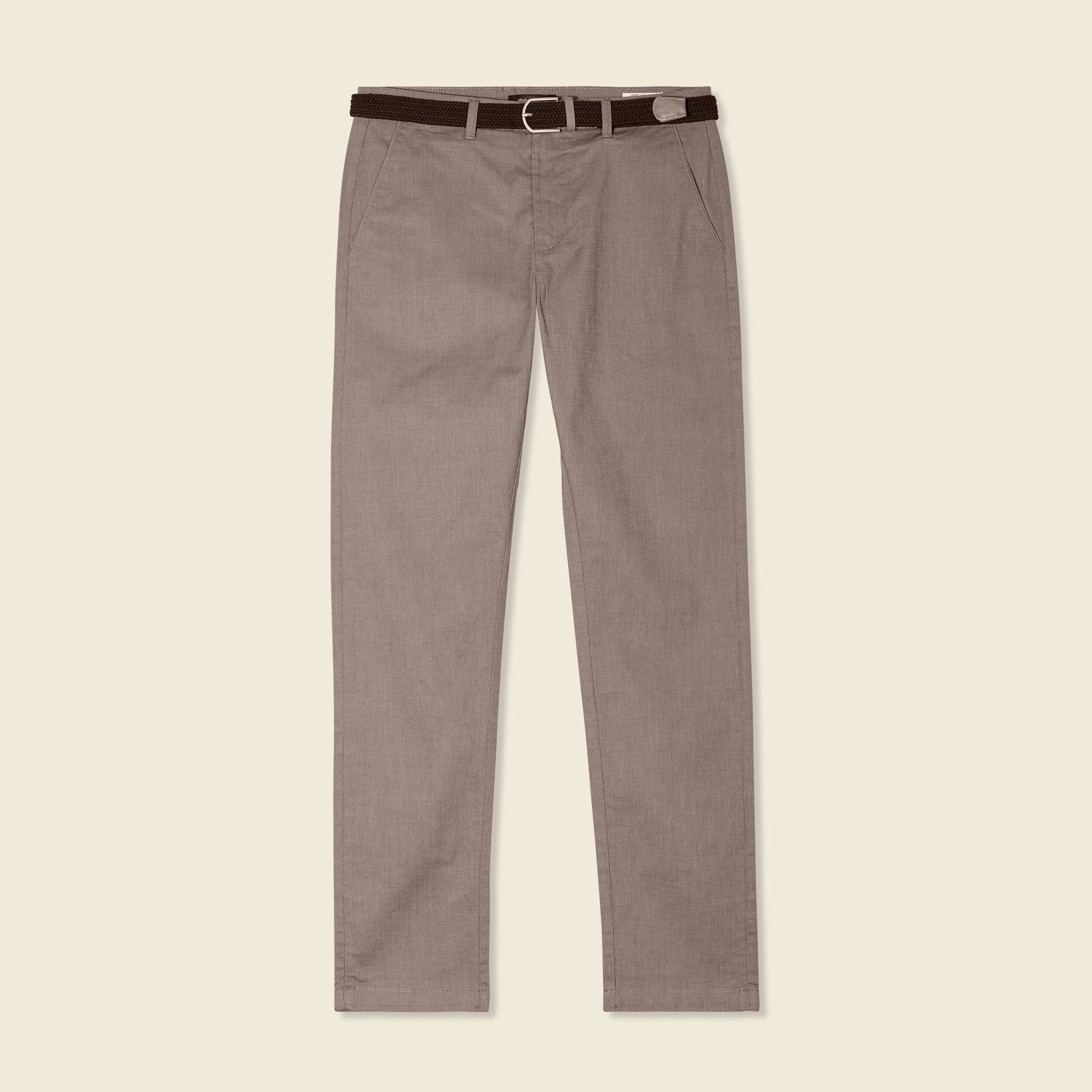 pantalon chino straight taupe homme Pantalon chino straight taupe homme