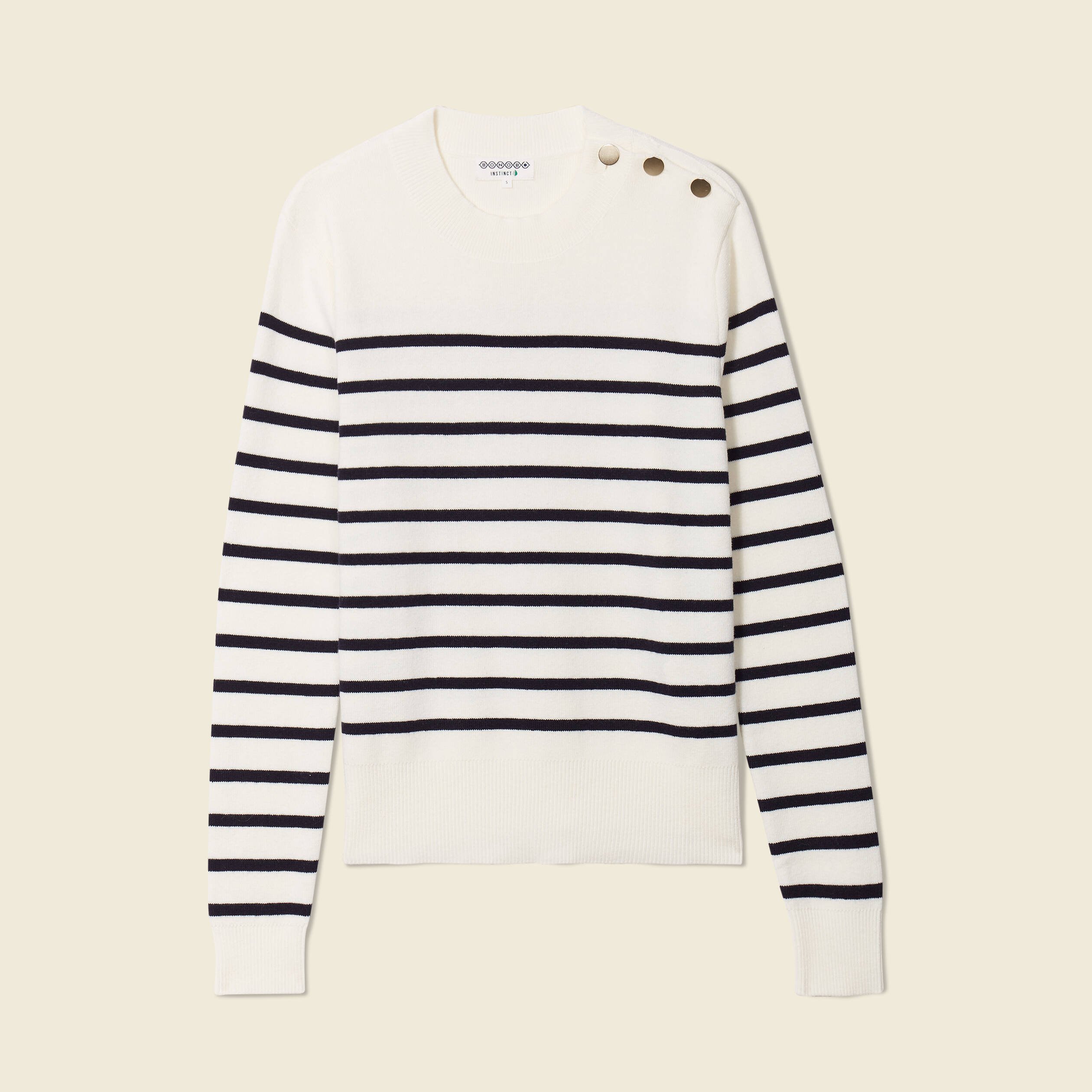 pull eco responsable ecru femme Pull éco-responsable ecru femme
