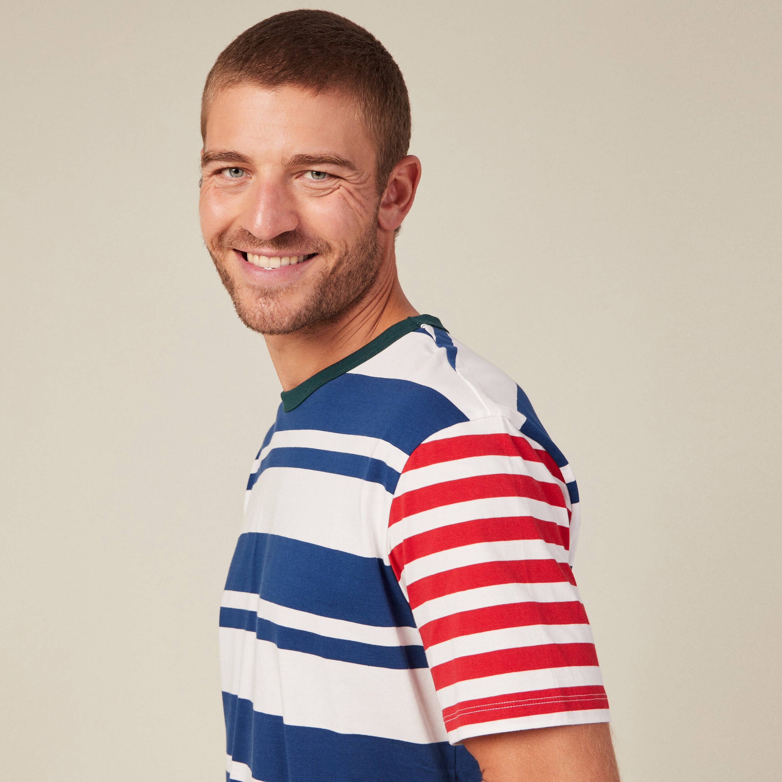 T-shirt éco-responsable ecru homme