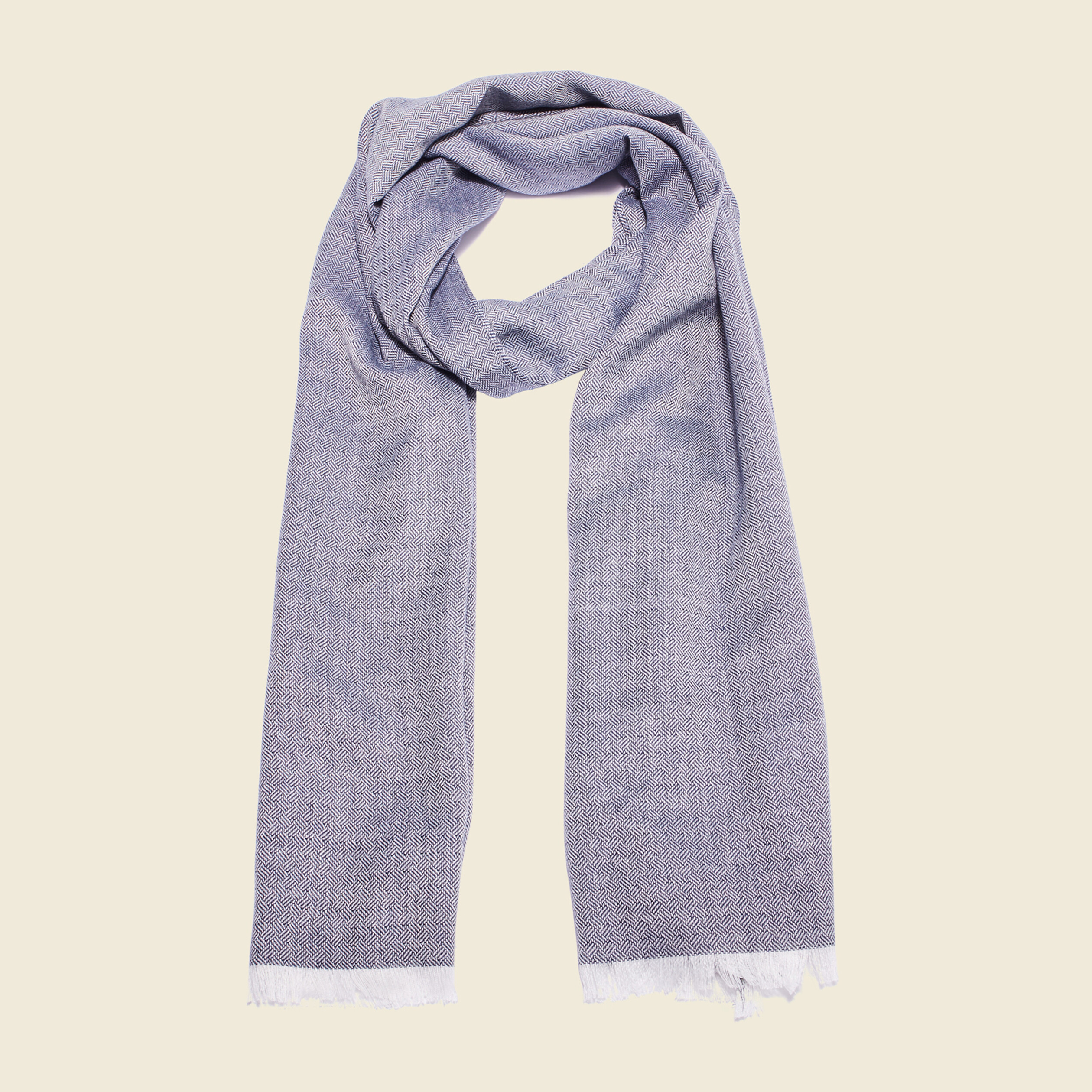 Foulard bleu marine homme