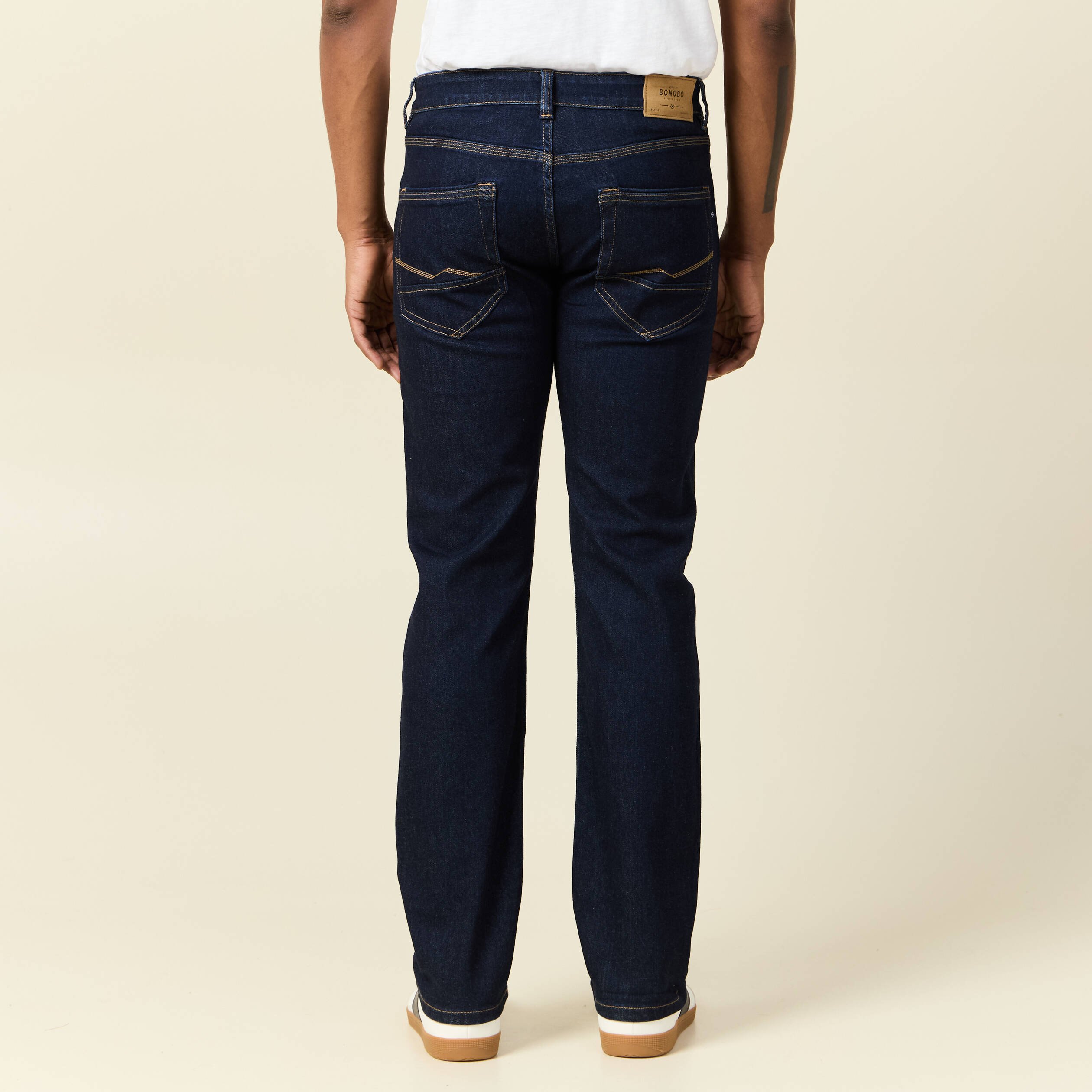 jeans regular eco responsable denim brut clean homme Jeans regular éco-responsable denim brut clean homme