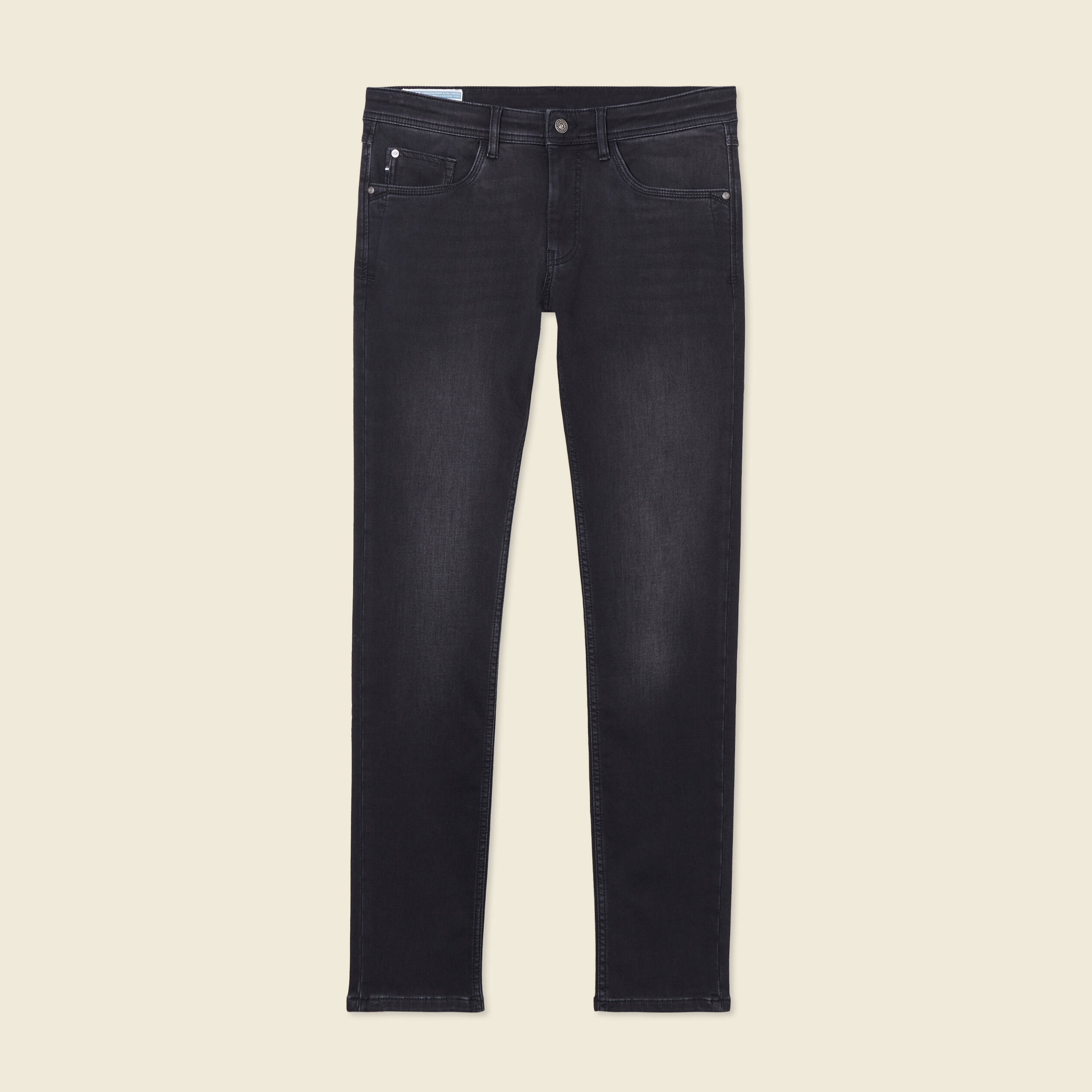 jeans slim 5 poches denim snow noir homme Jeans slim 5 poches denim snow noir homme
