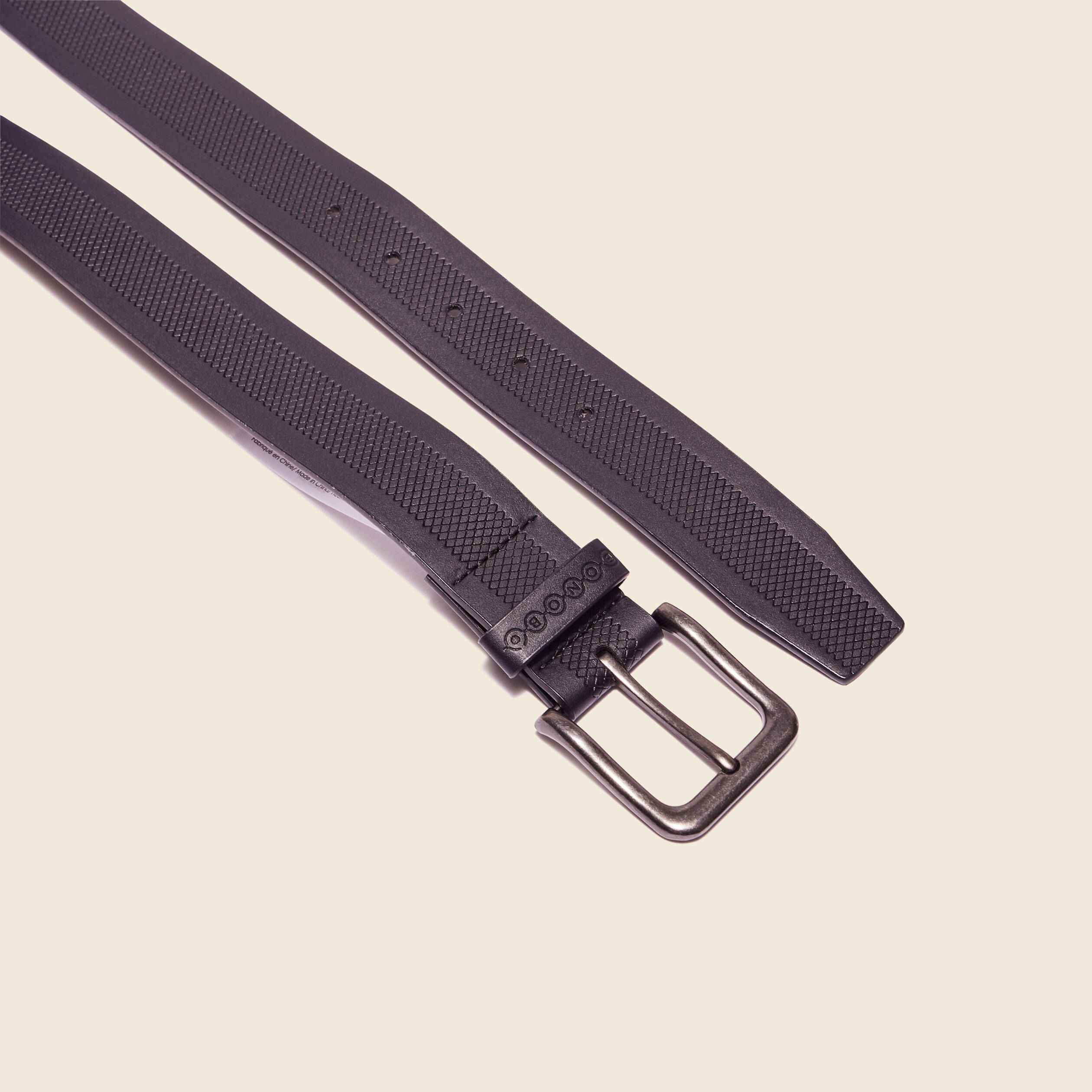 ceinture embossee noir homme Ceinture embossée noir homme