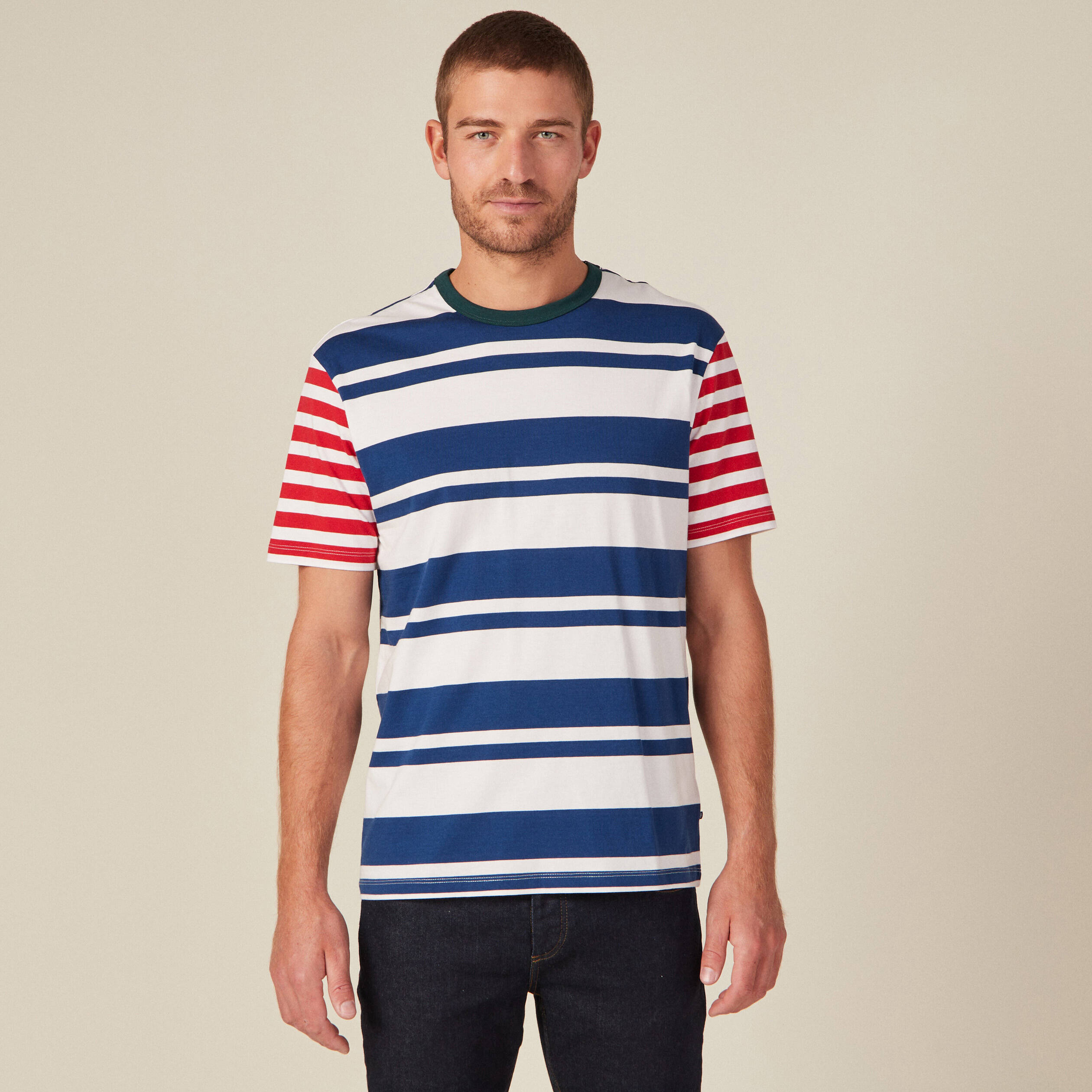 T-shirt éco-responsable ecru homme