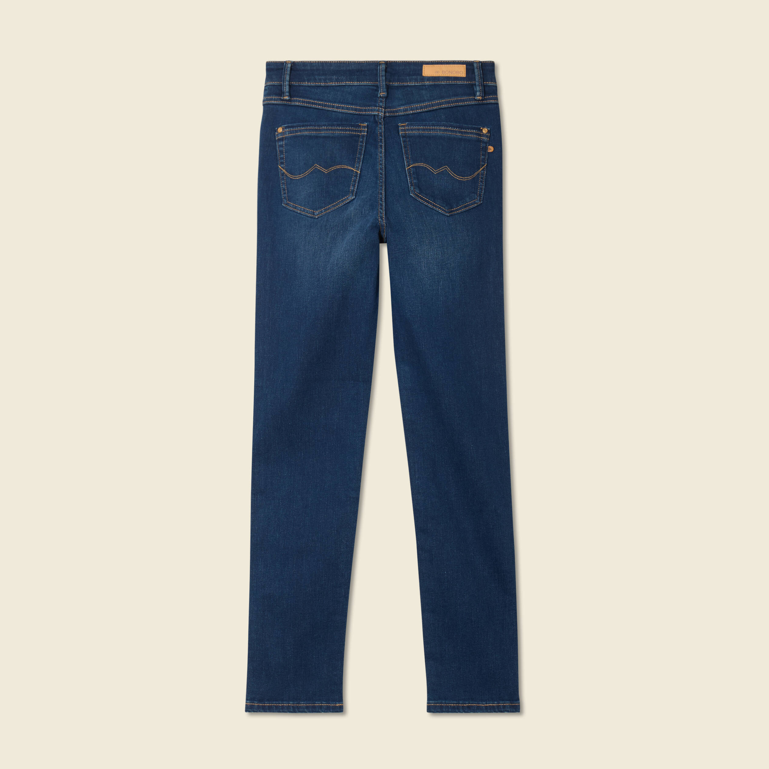 jeans slim taille haute 78eme denim brut femme Jeans slim taille haute 7/8ème denim brut femme