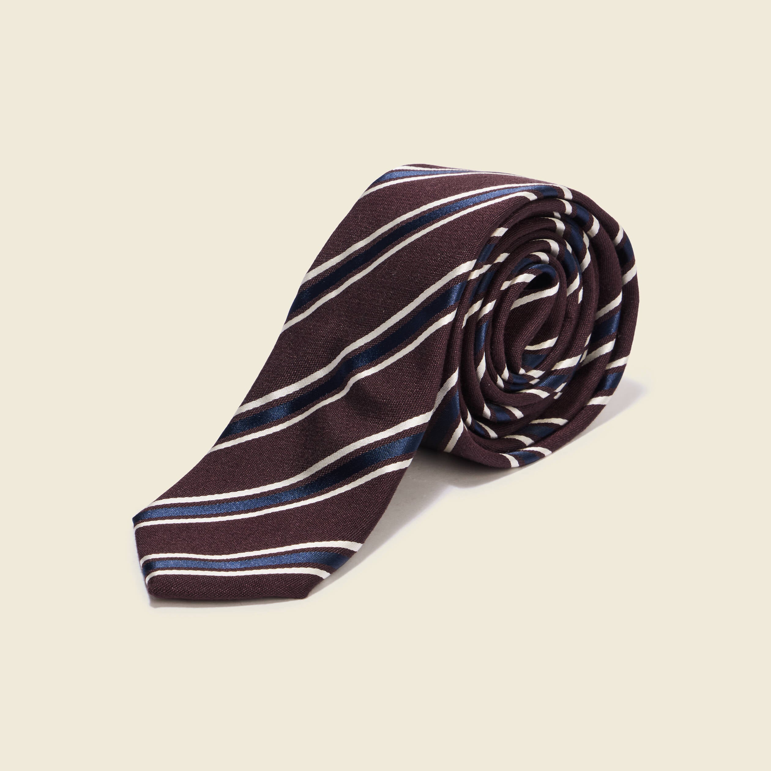 Cravate marron fonc&eacute; homme