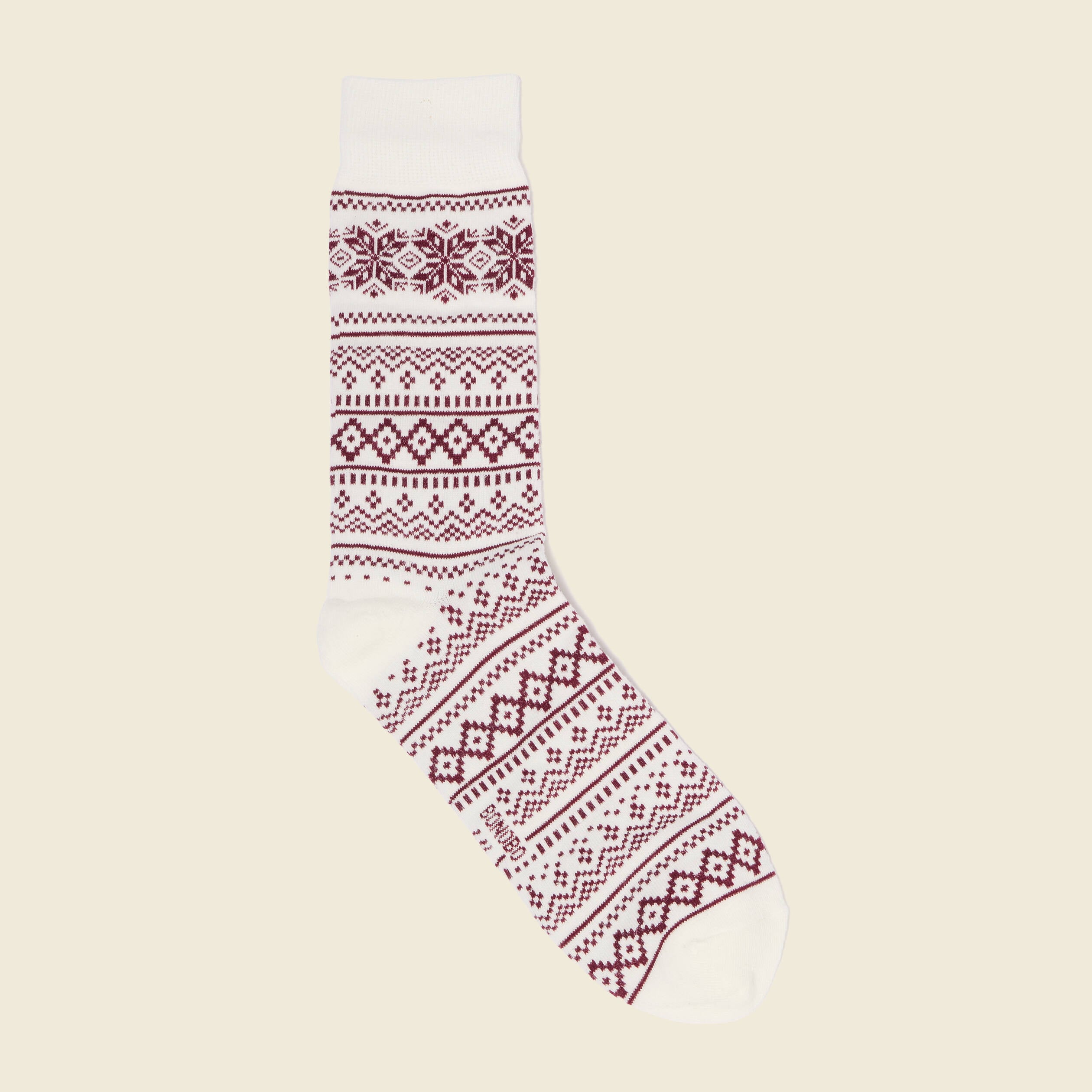 Paire de chaussettes ecru homme