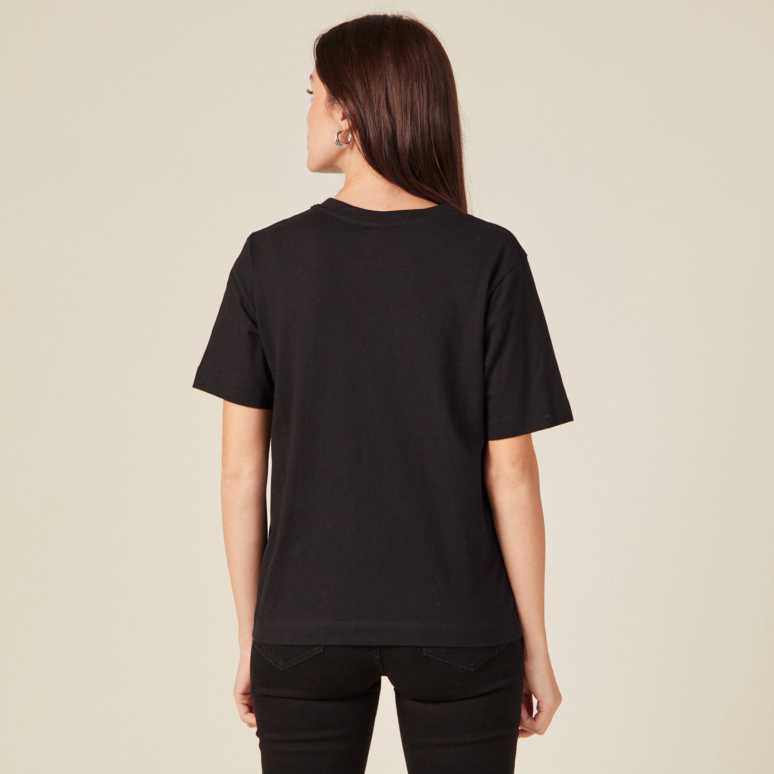 t shirt smileyworld noir femme T-shirt SmileyWorld noir femme