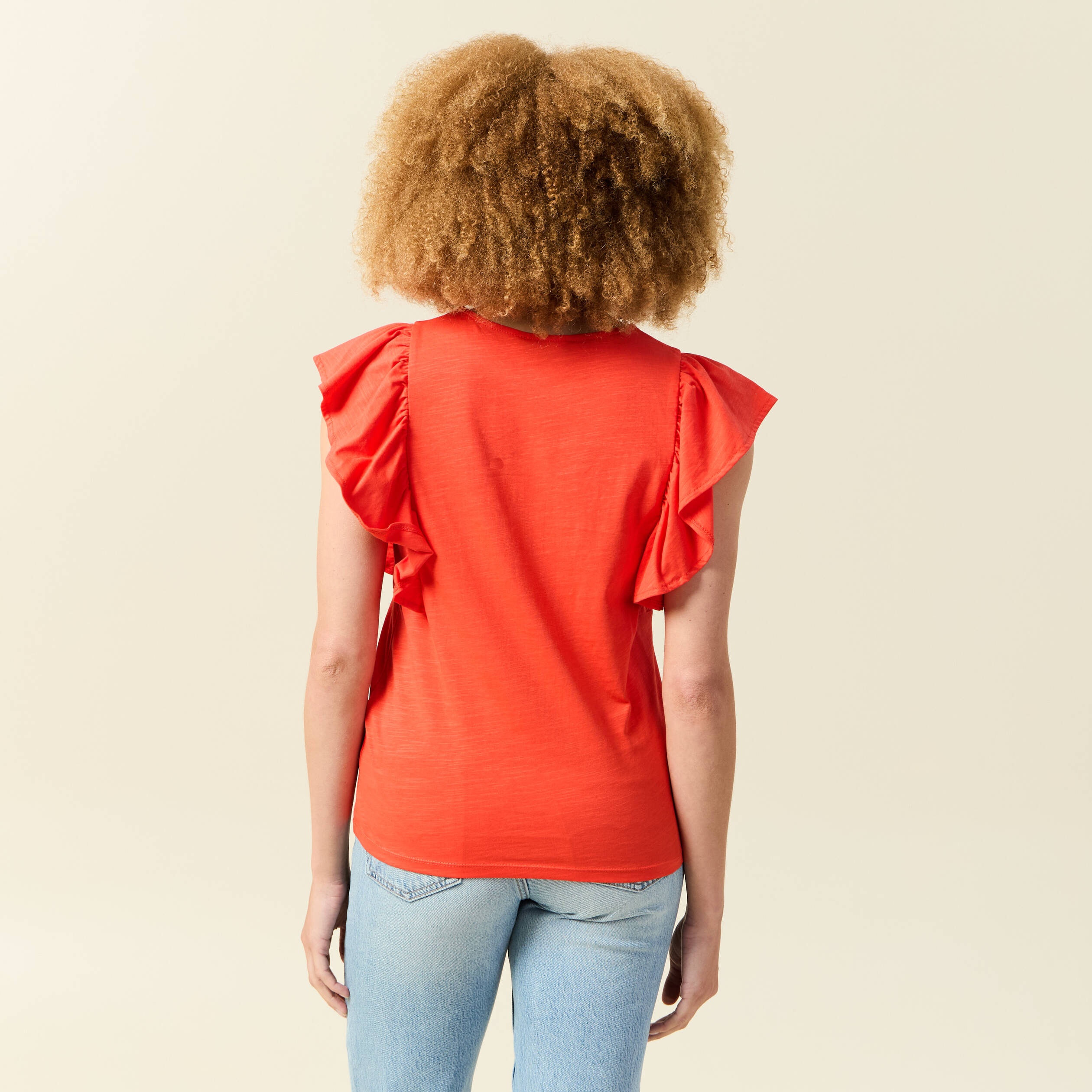 Ensemble Fille Gymboree Neuf Taille 5 - Débardeur Pêche/corail Et Jean Bleu Denim, été, Sans étiquettes