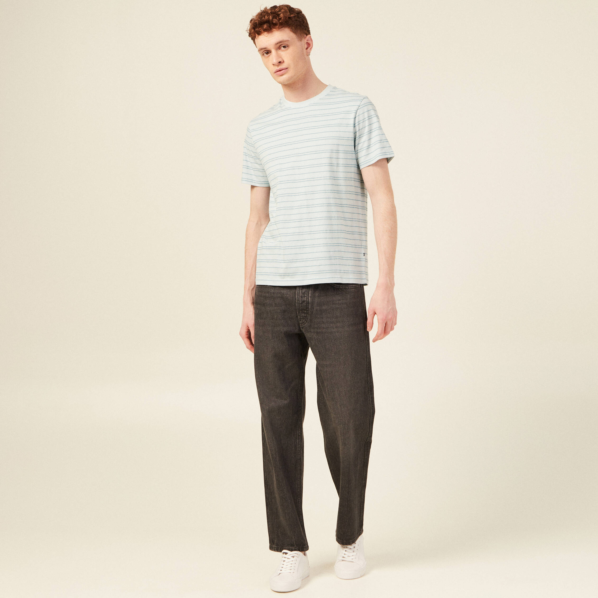 t shirt eco responsable bleu ciel homme T-shirt éco-responsable bleu ciel homme