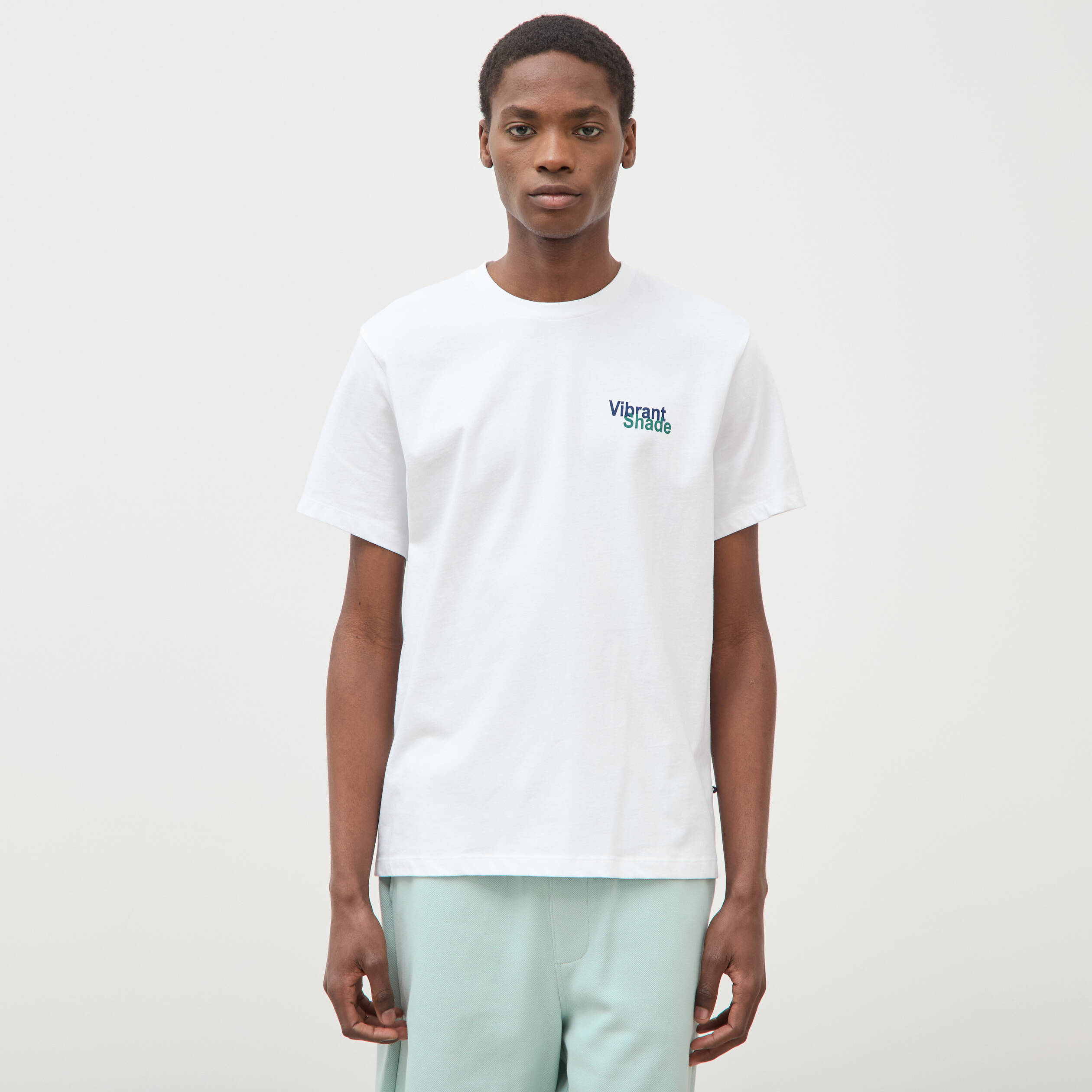 T-shirt en coton ecru homme