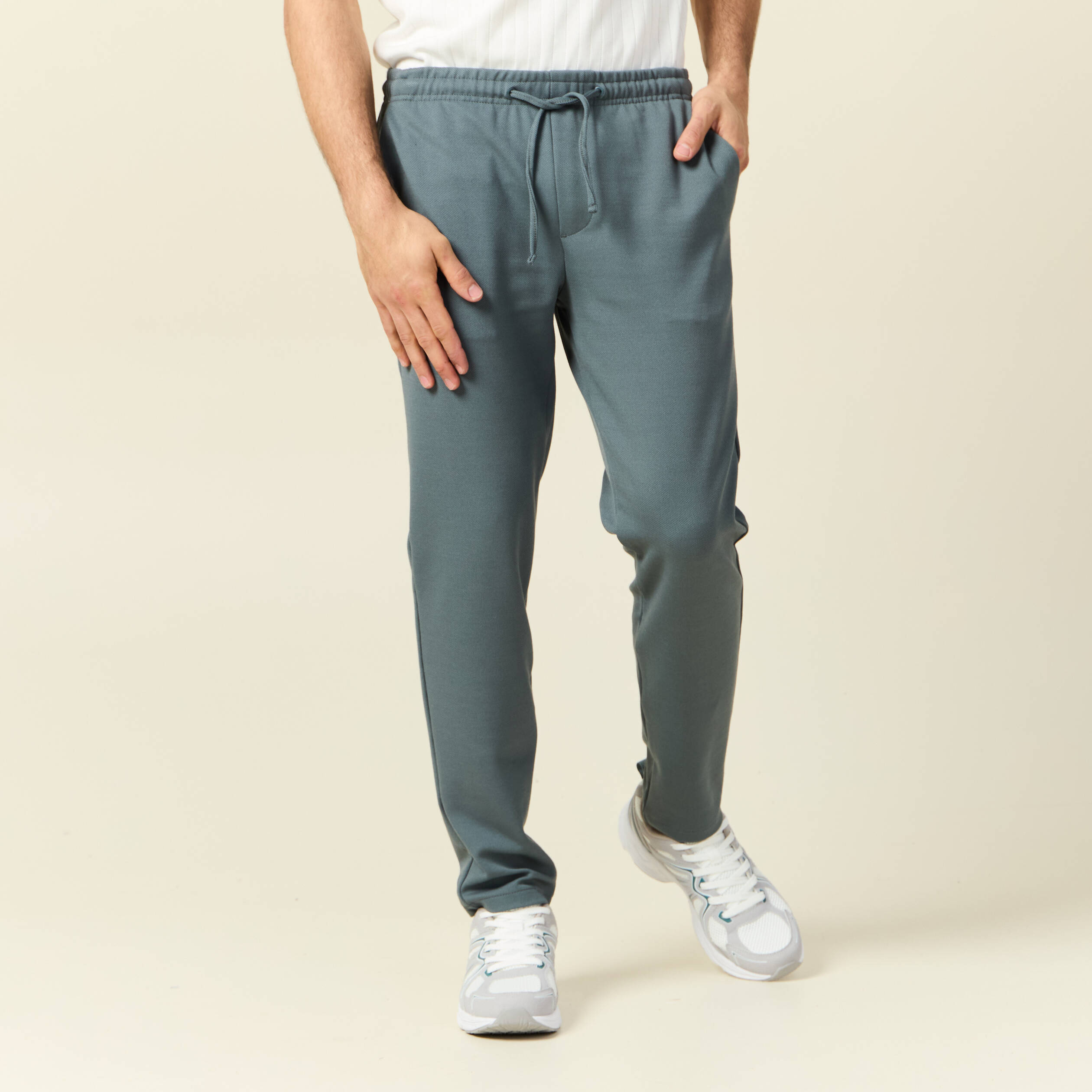 pantalon chino jogger vert fonce homme Pantalon chino jogger vert foncé homme