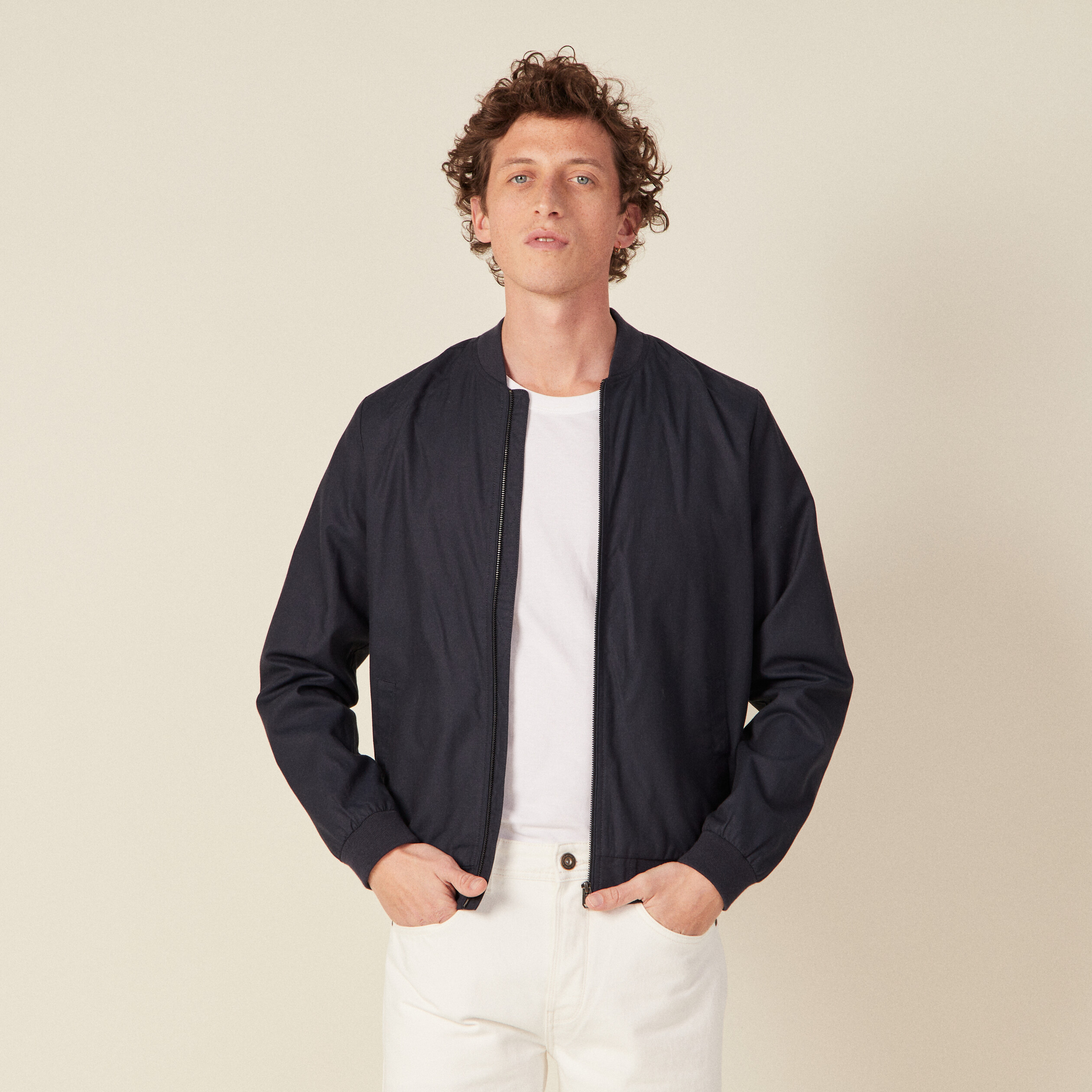 veste teddy bleu marine homme Veste teddy bleu marine homme