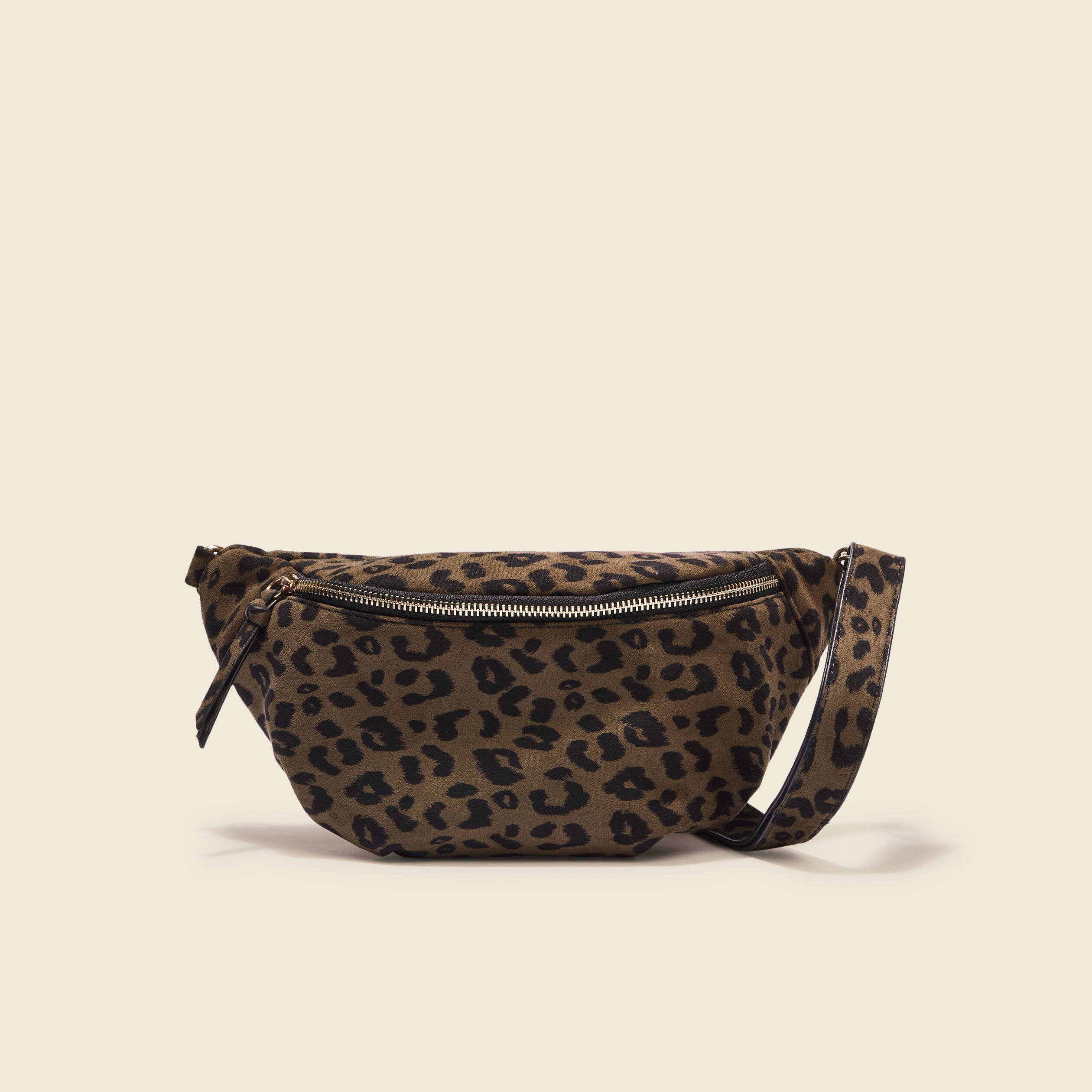 Sac banane vert kaki femme