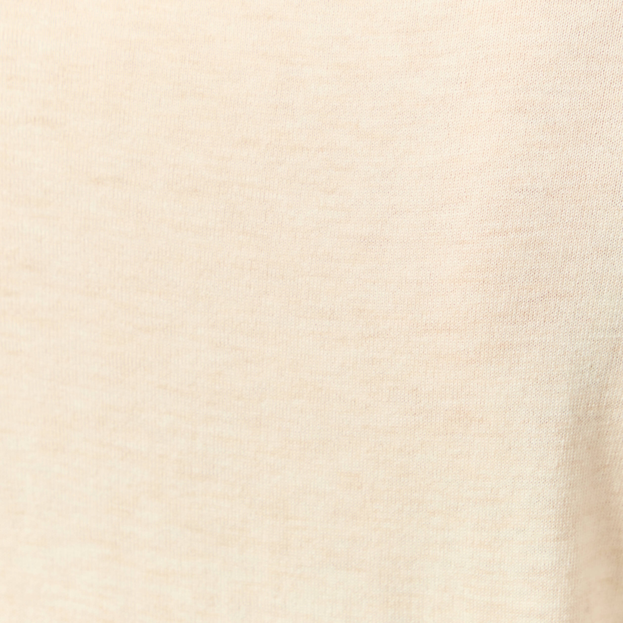 Pull fin col roul&eacute; manches longues creme femme
