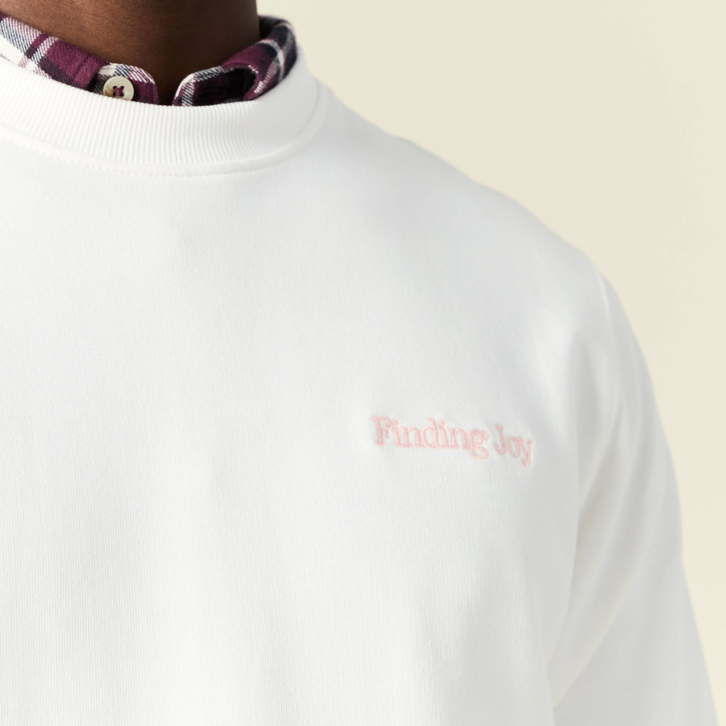sweat manches longues ecru homme Sweat manches longues ecru homme