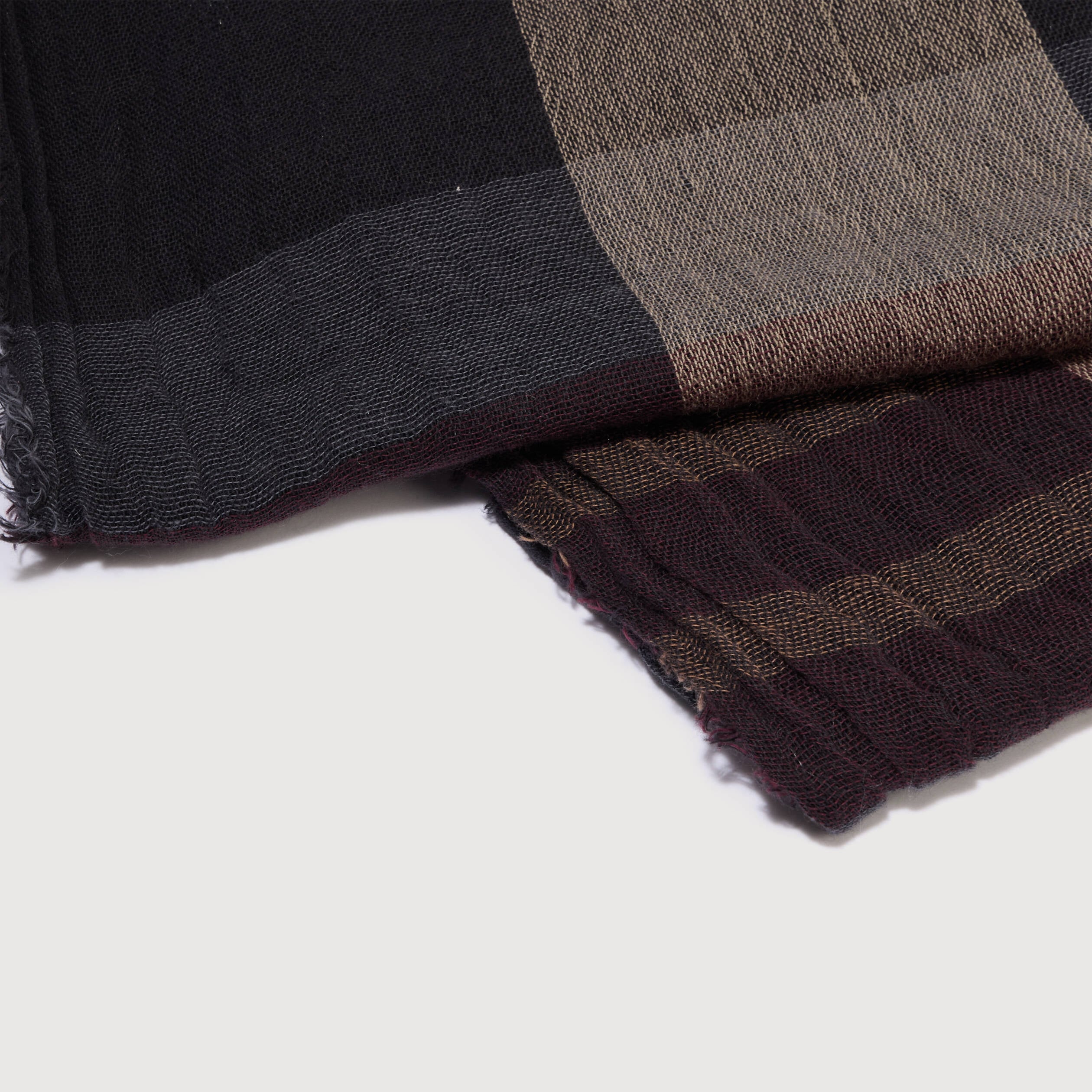Foulard en coton noir homme