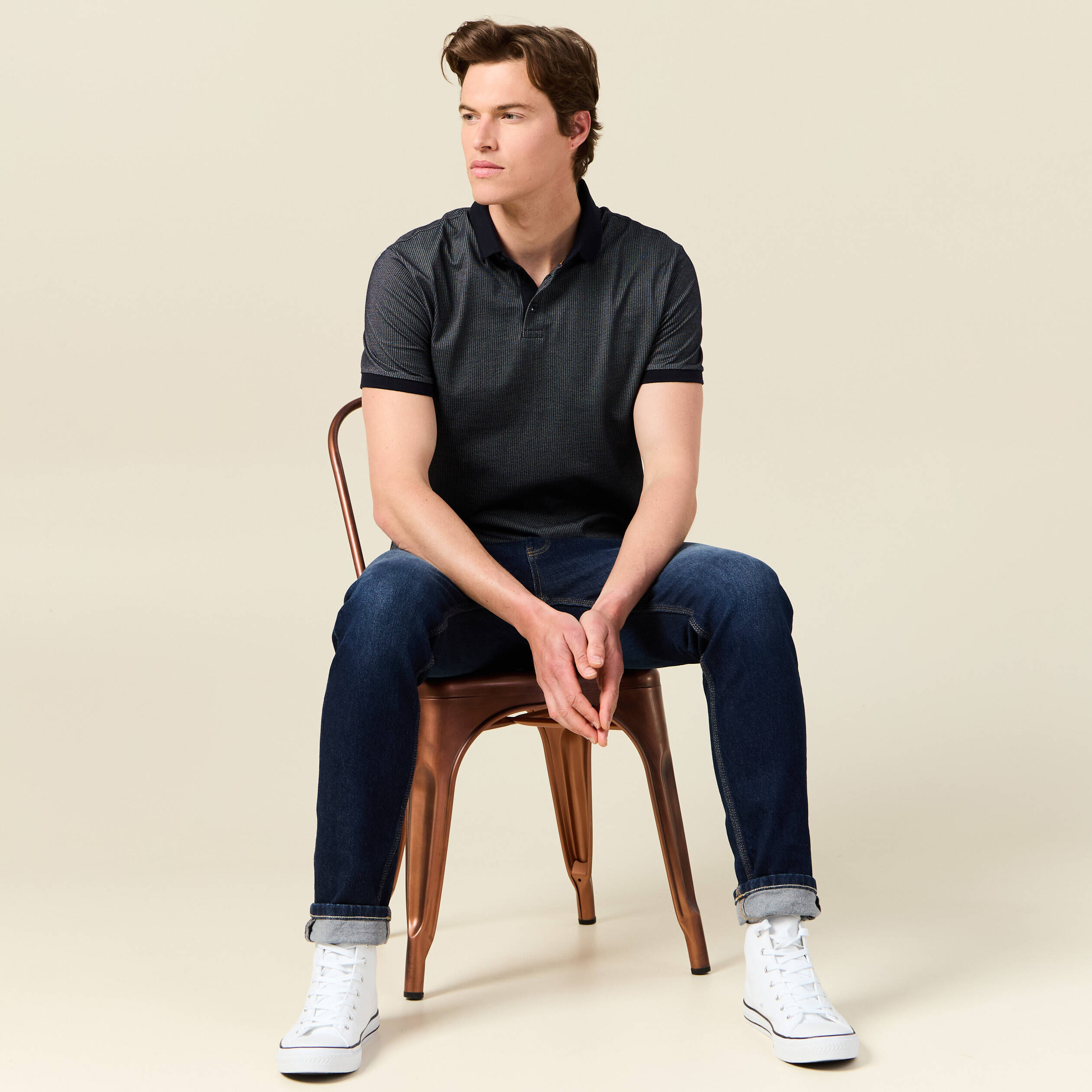 Polo marine homme deals