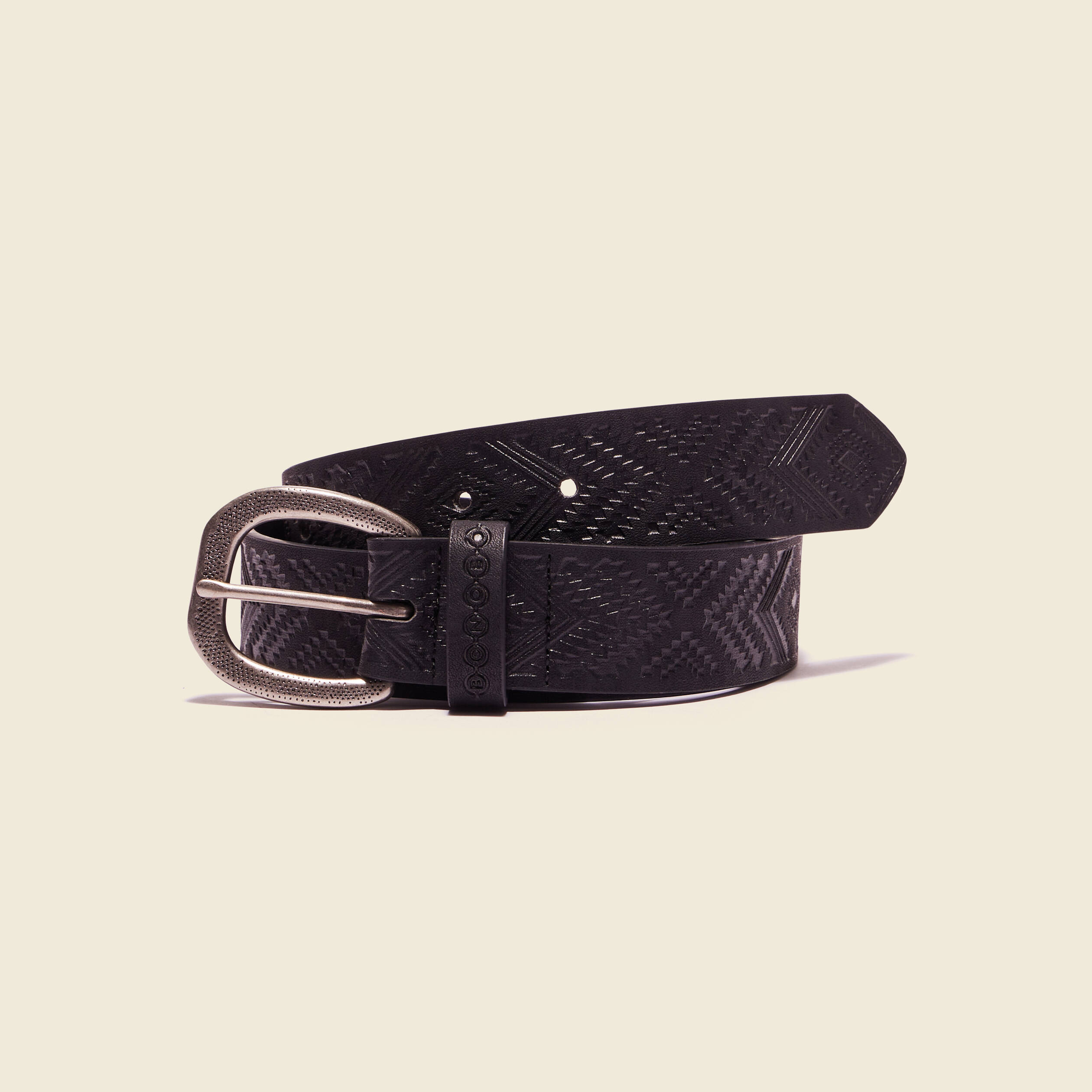 ceinture embossee noir femme Ceinture embossée noir femme