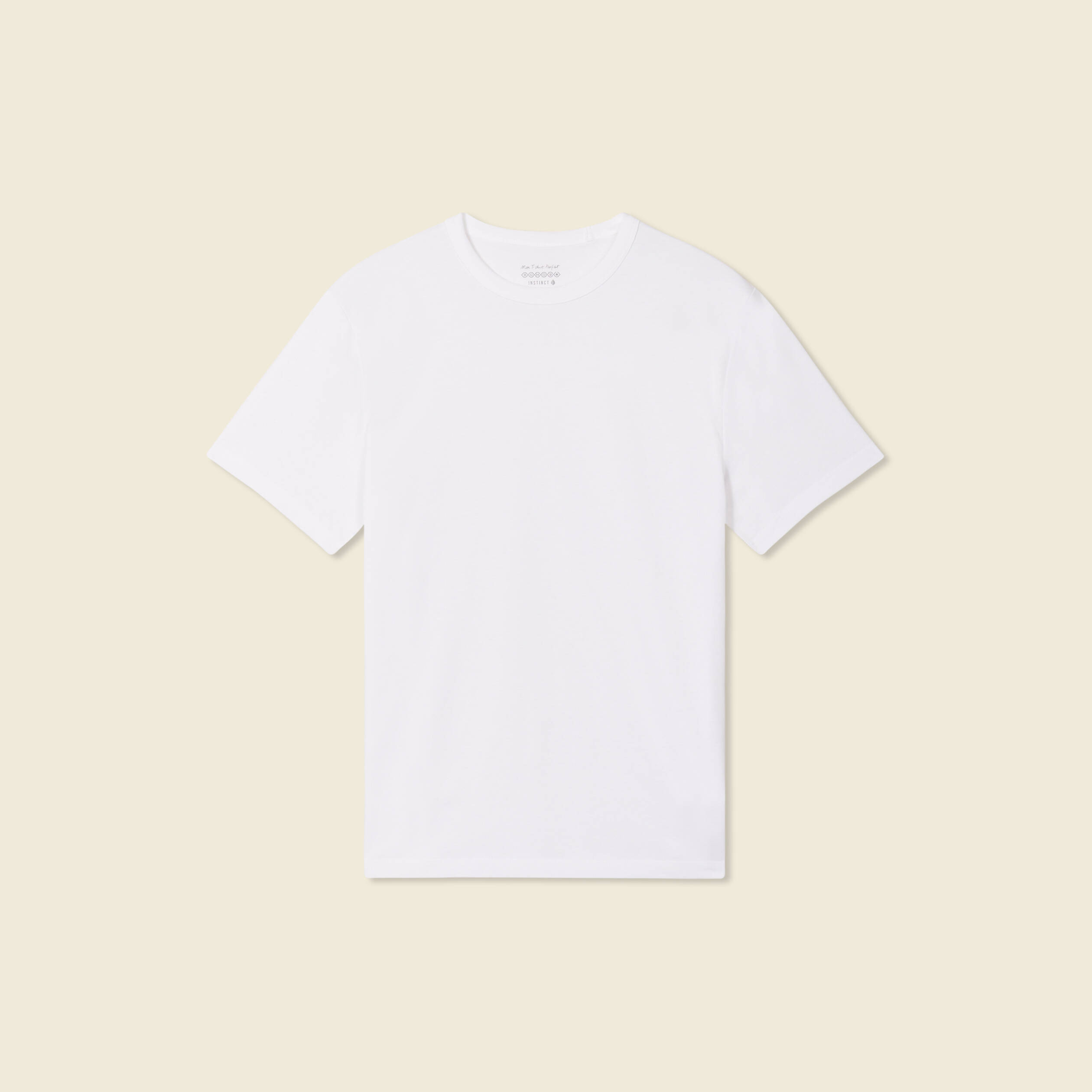 T-shirt éco-responsable blanc homme