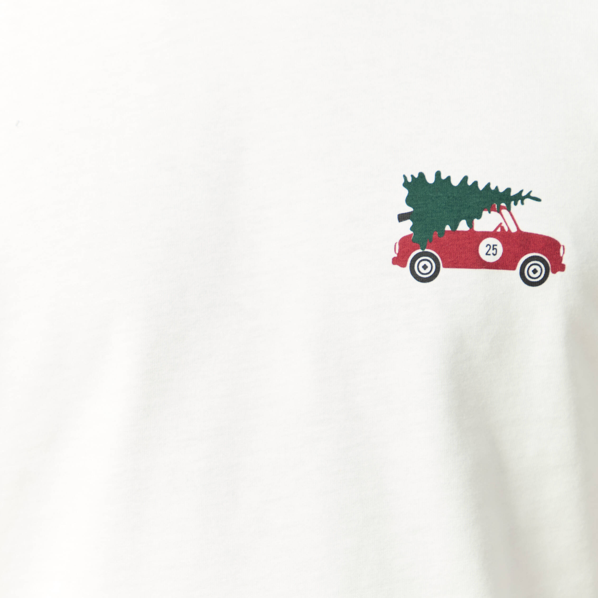 Pyjama coton haut et bas blanc homme