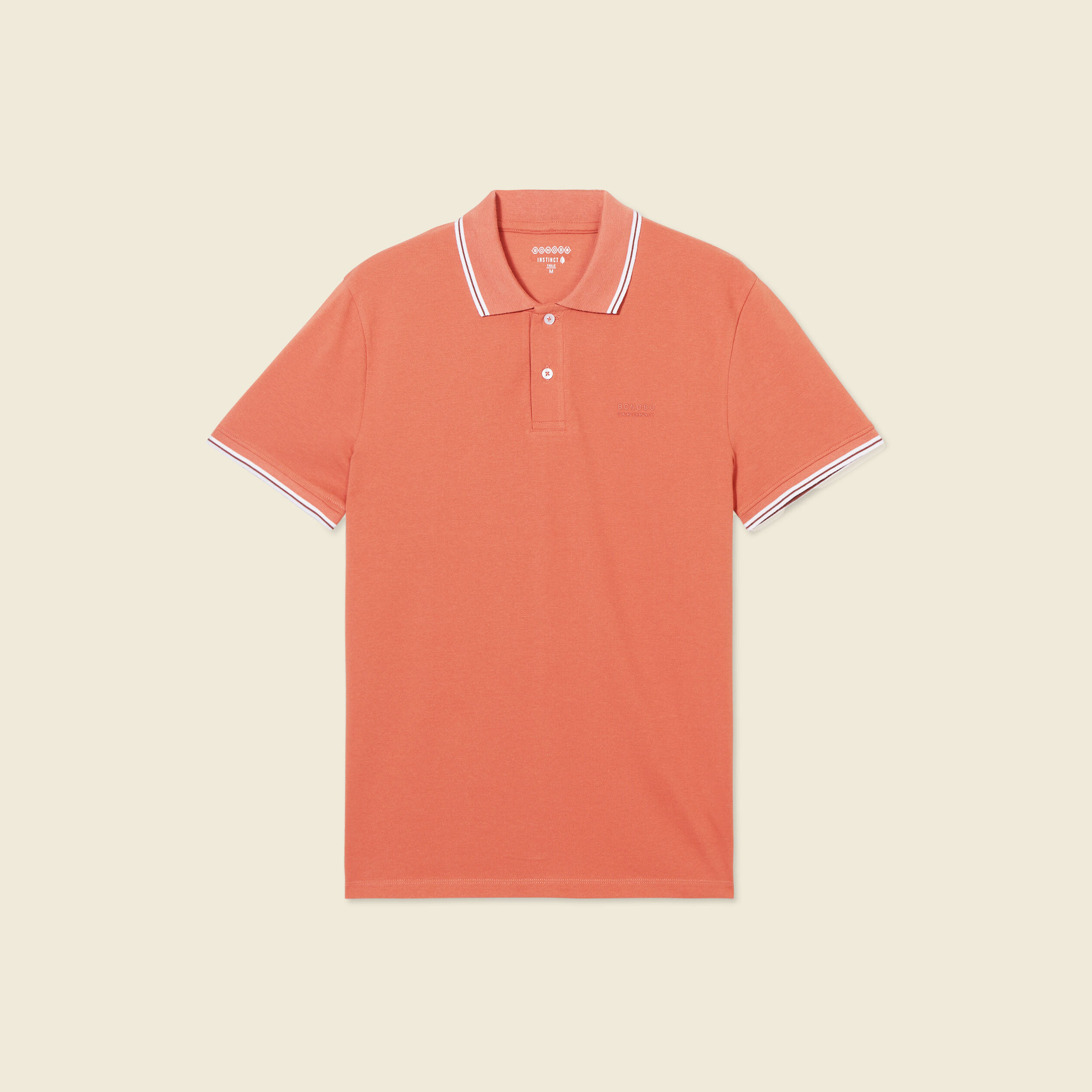 polo eco responsable rose homme Polo éco-responsable rose homme