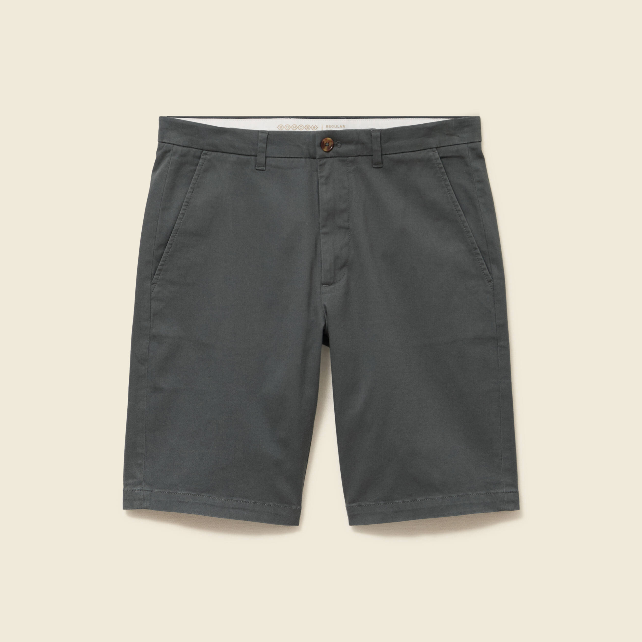 Short vert kaki homme