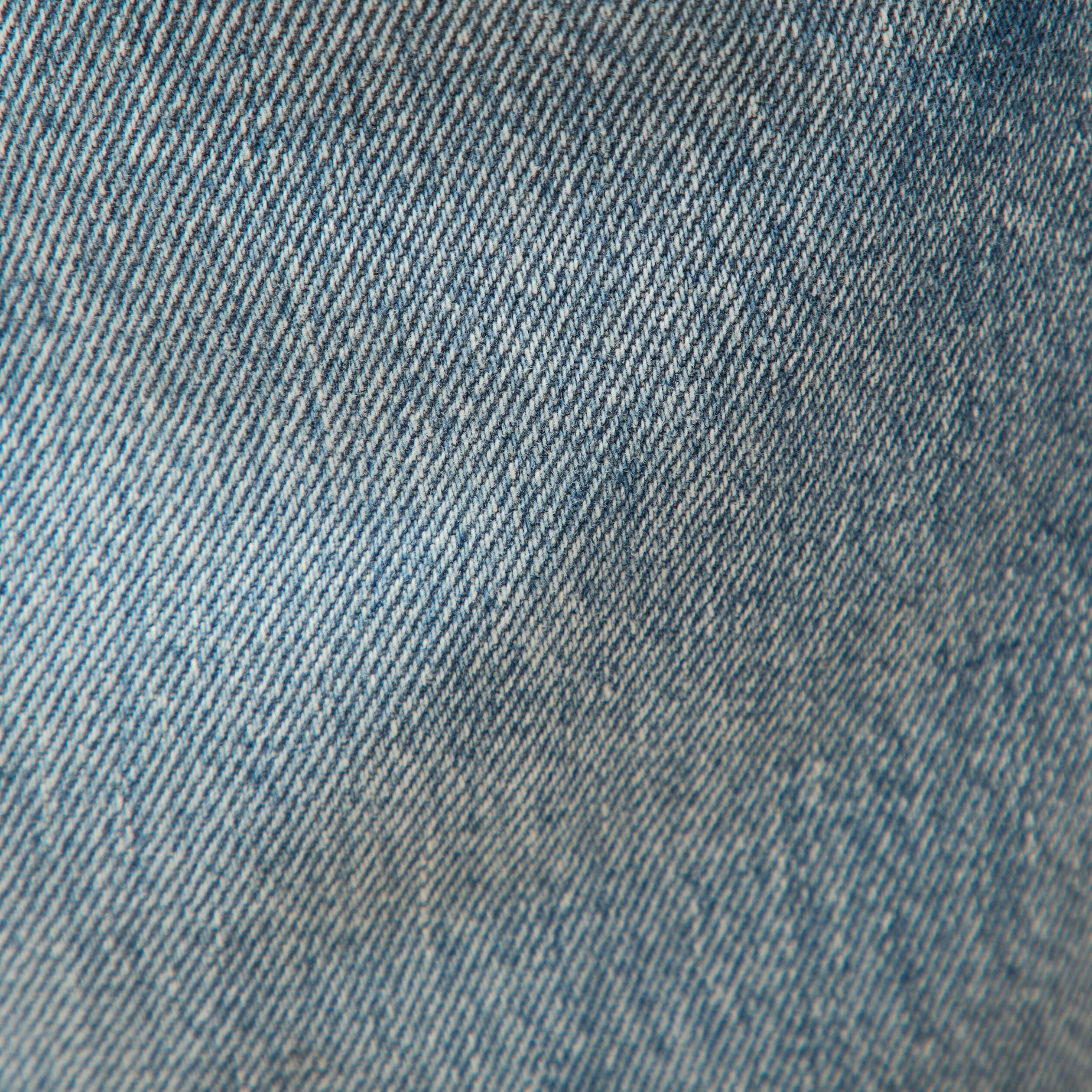 Jeans loose longueur 32 en coton denim dirty homme