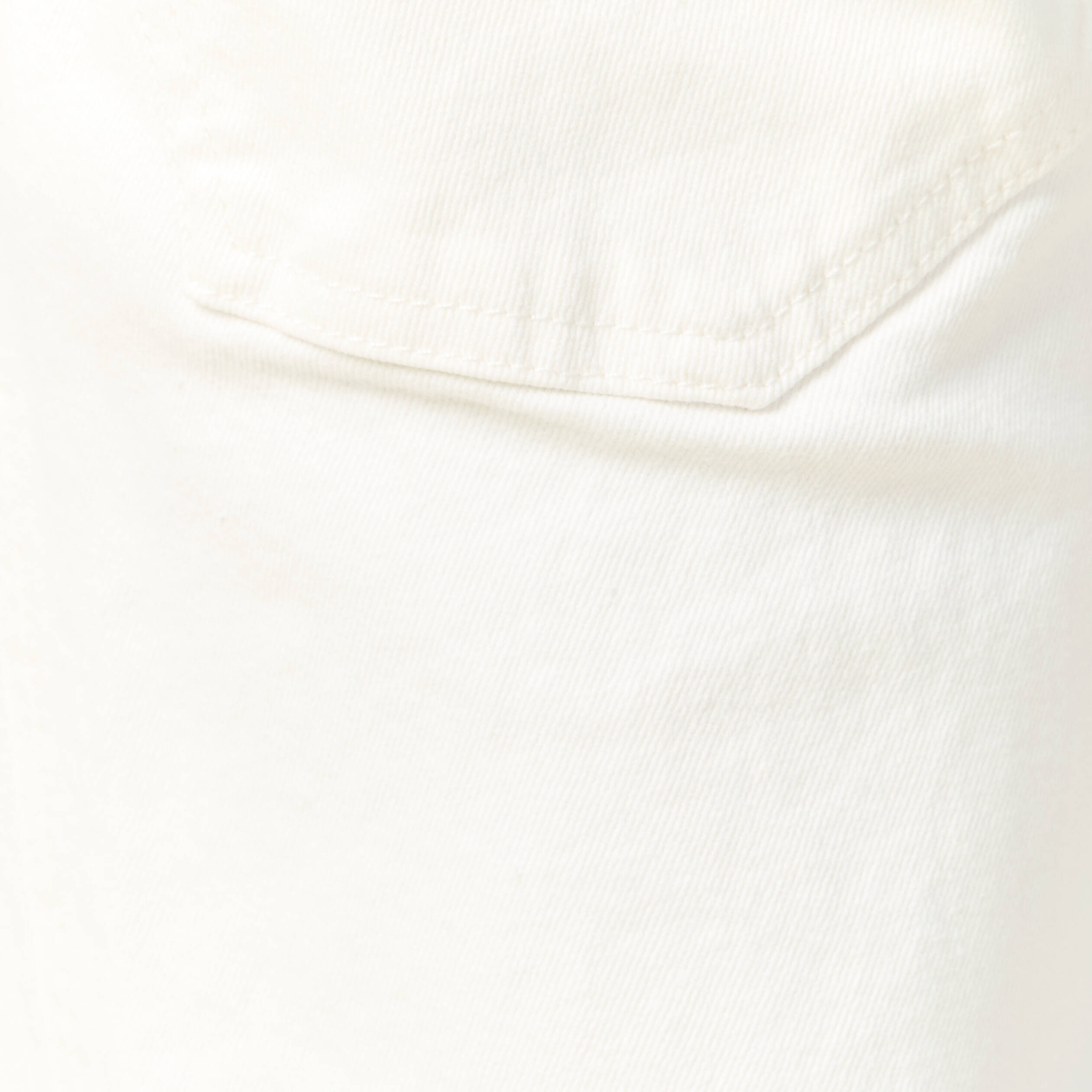 Jeans regular 5 poches denim blanc homme