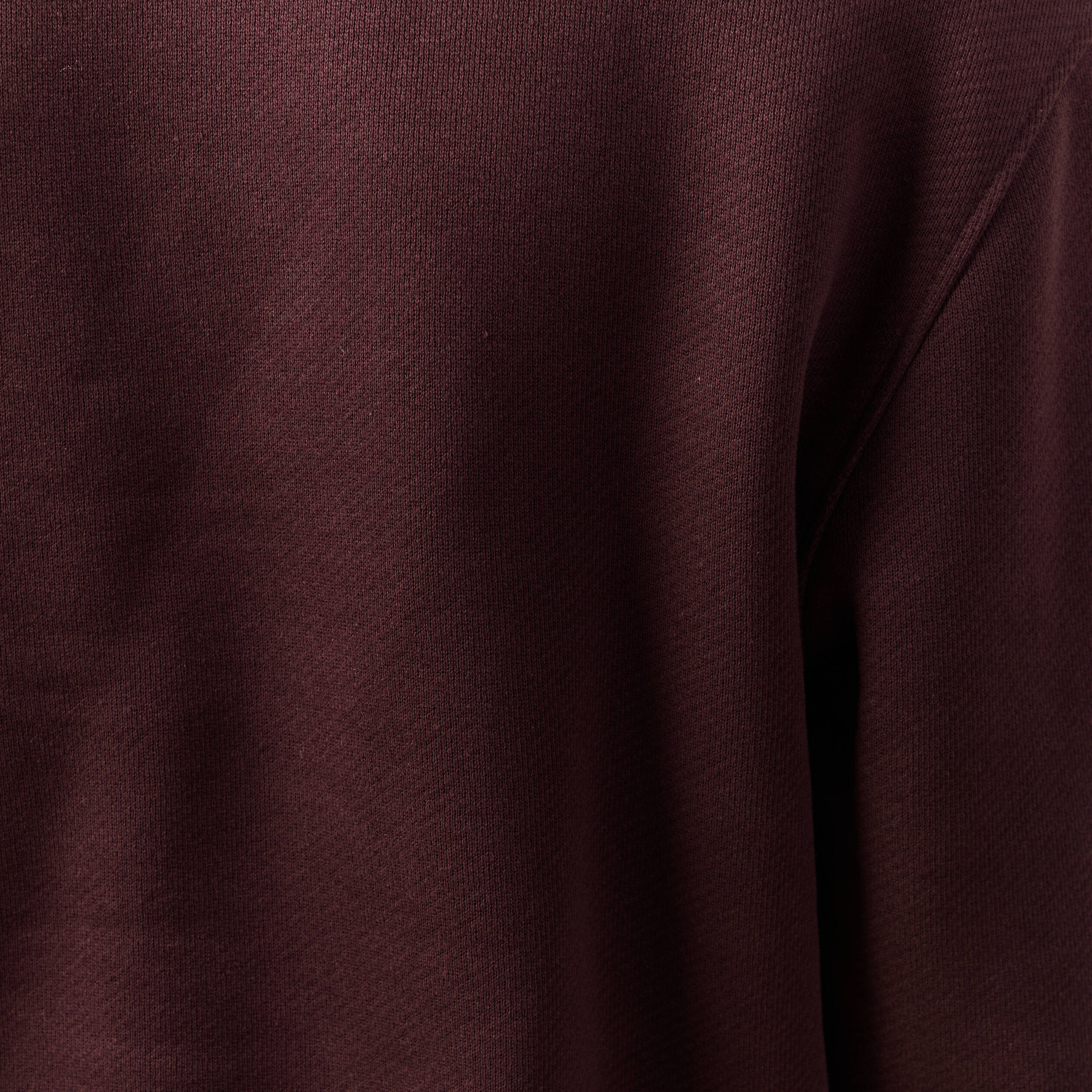 Sweat manches longues bordeaux homme