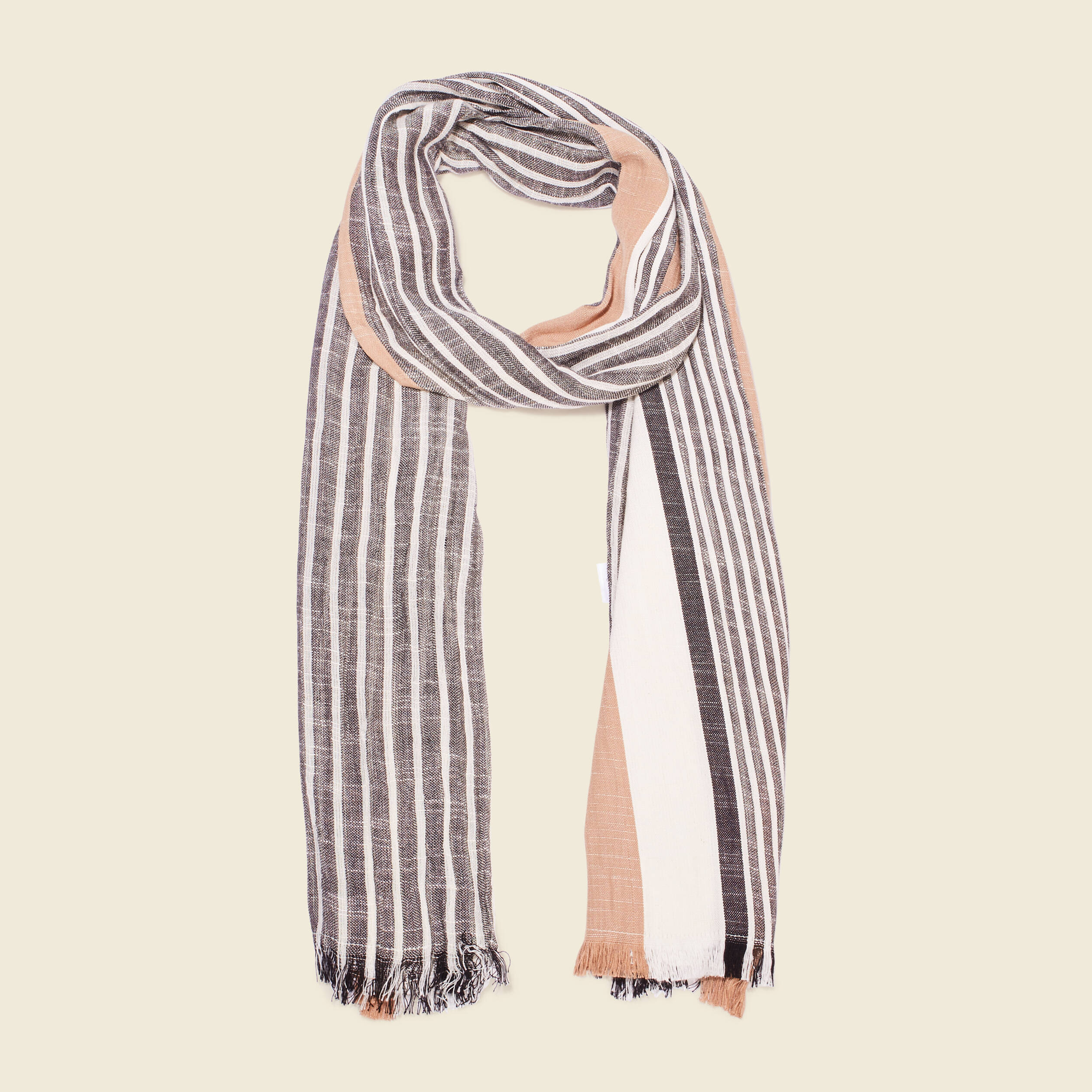 foulard beige homme Foulard beige homme