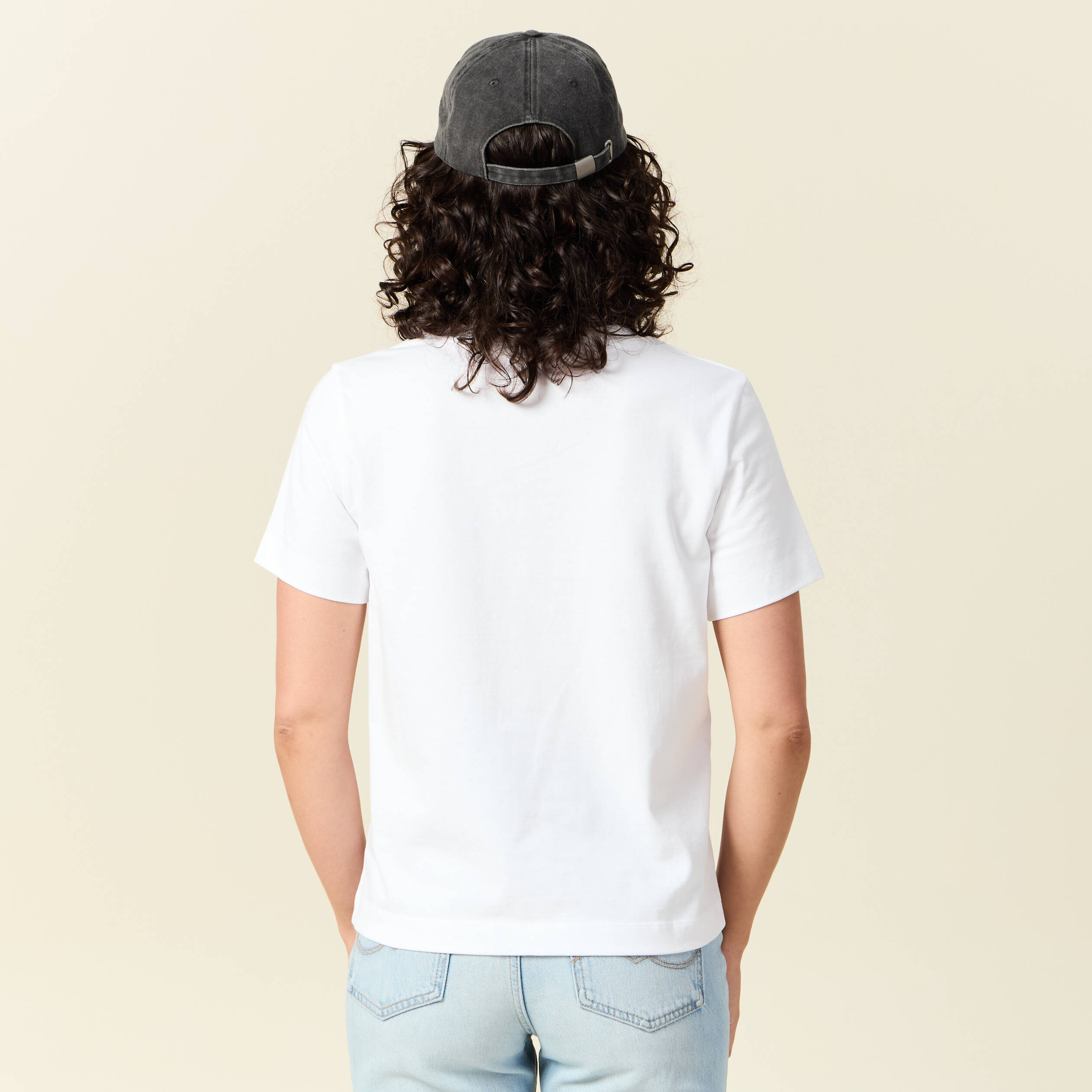 T-shirt manches courtes blanc femme