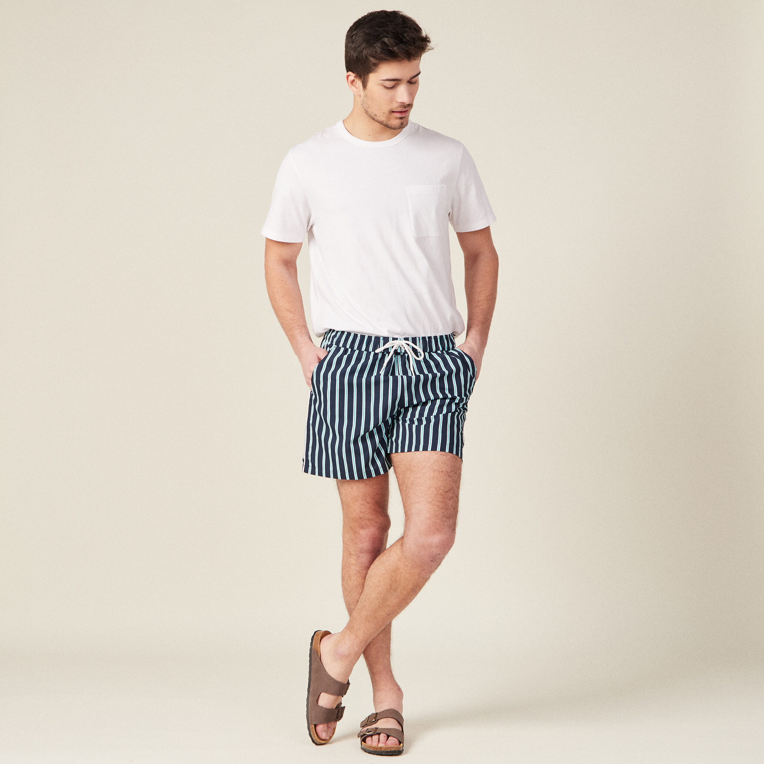 short de bain bleu marine homme Short de bain bleu marine homme