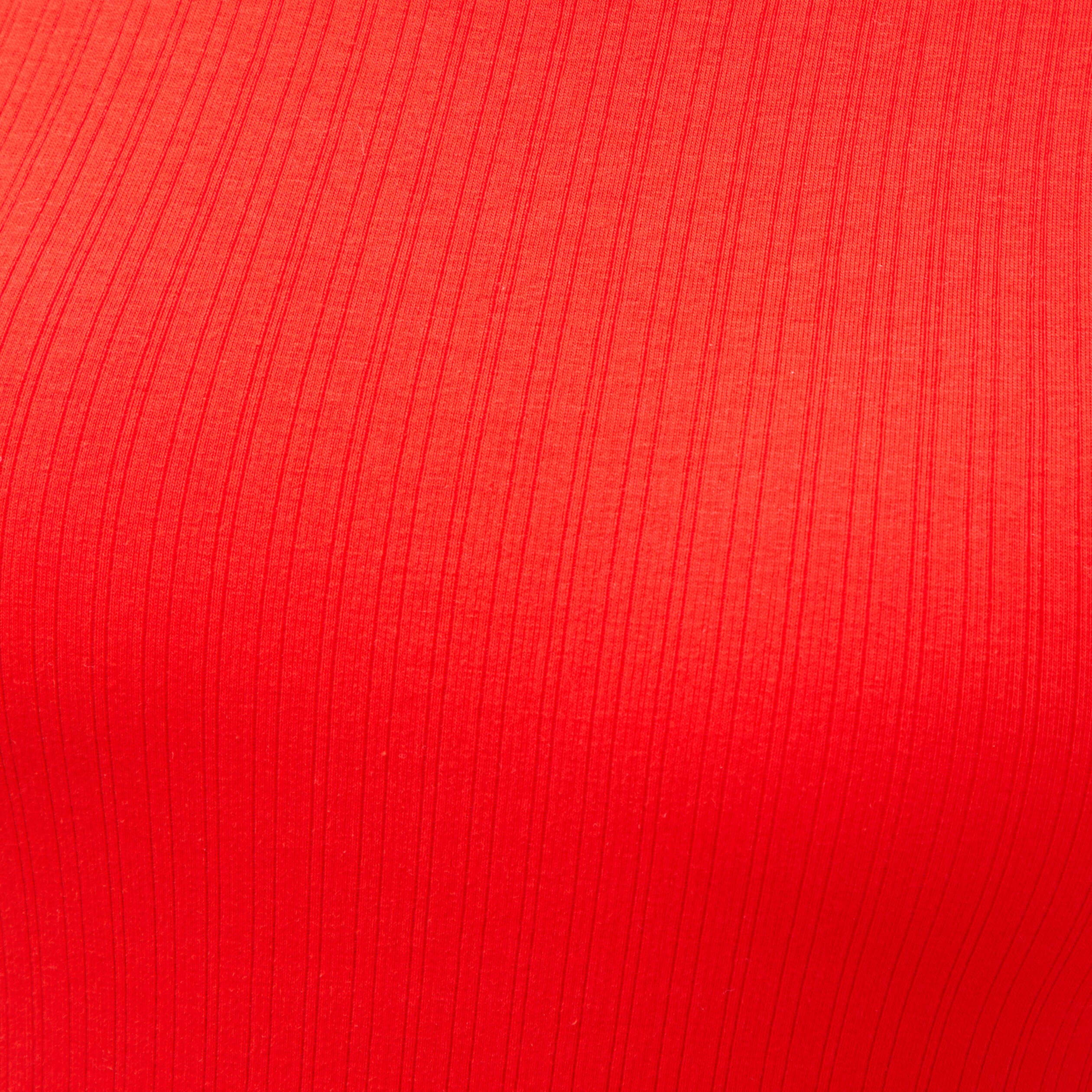 D&eacute;bardeur 2 en 1 avec brassi&egrave;re int&eacute;gr&eacute;e rouge femme