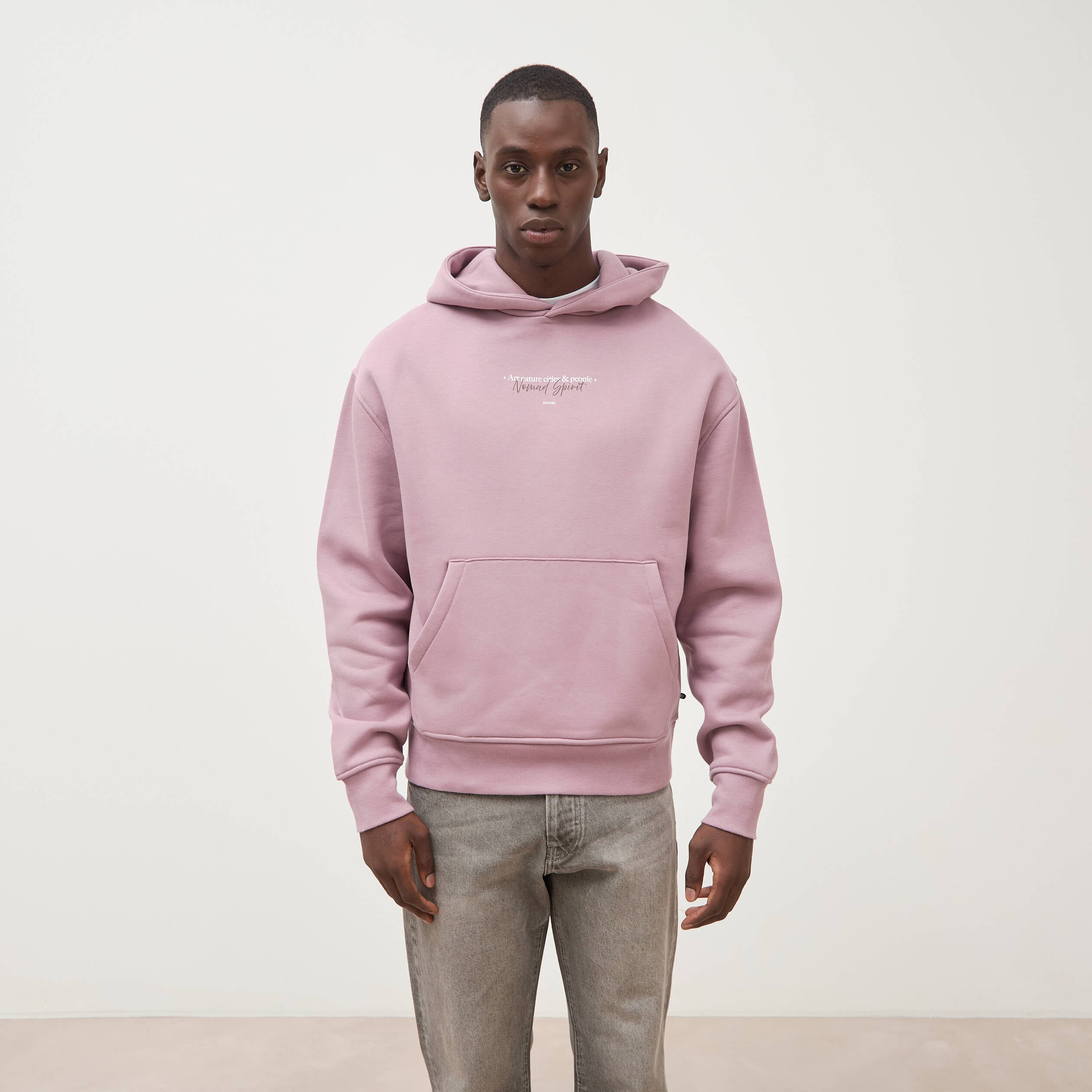 Sweat ample &agrave; capuche manches longues parme homme