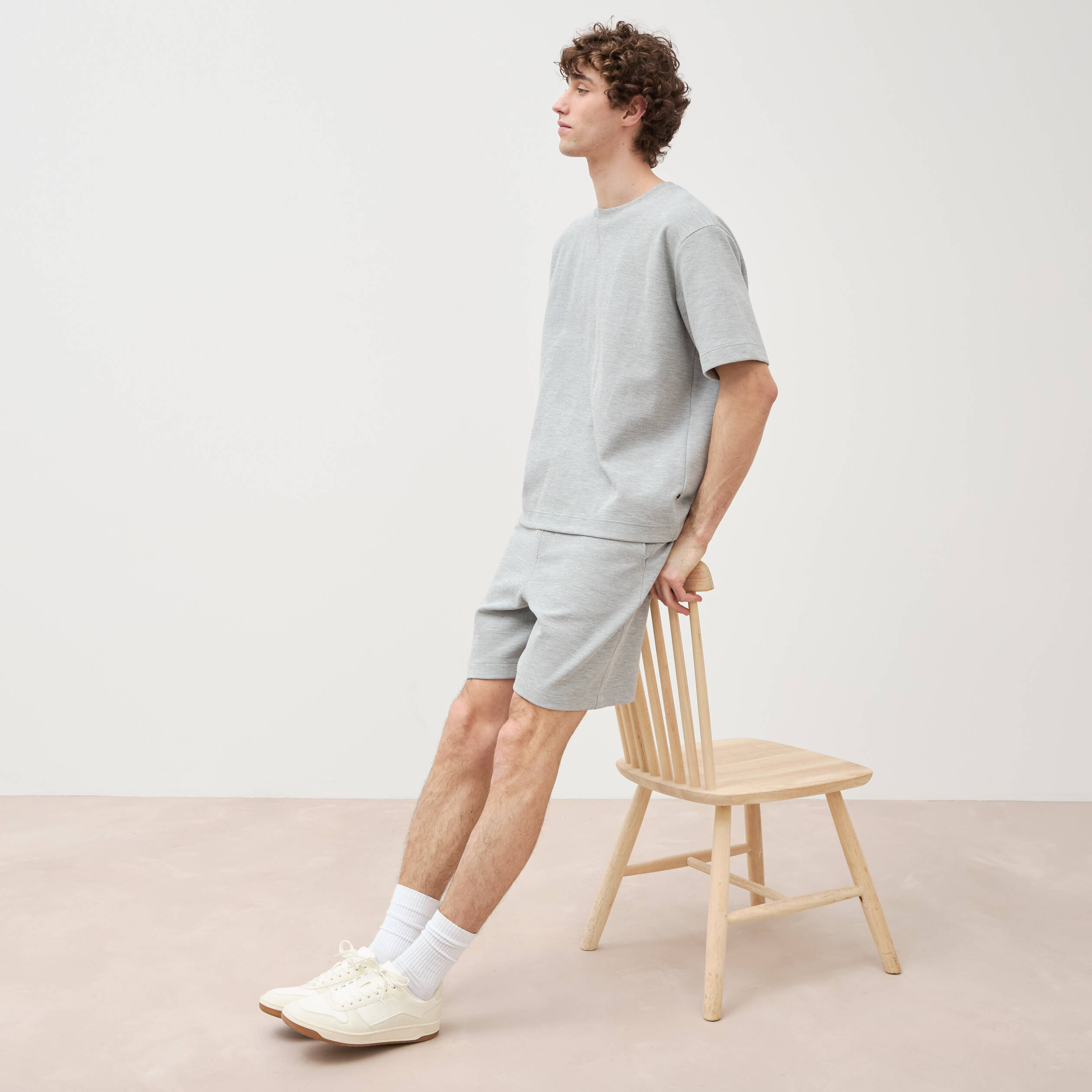 Short gris homme