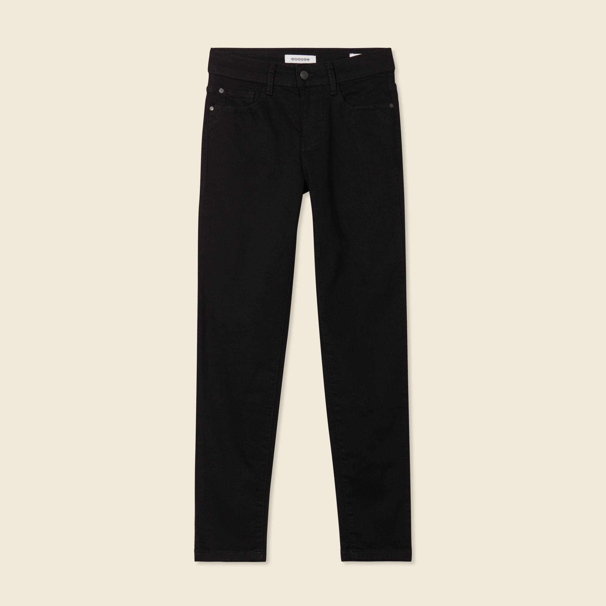 jeans slim 78eme denim noir femme Jeans slim 7/8ème denim noir femme